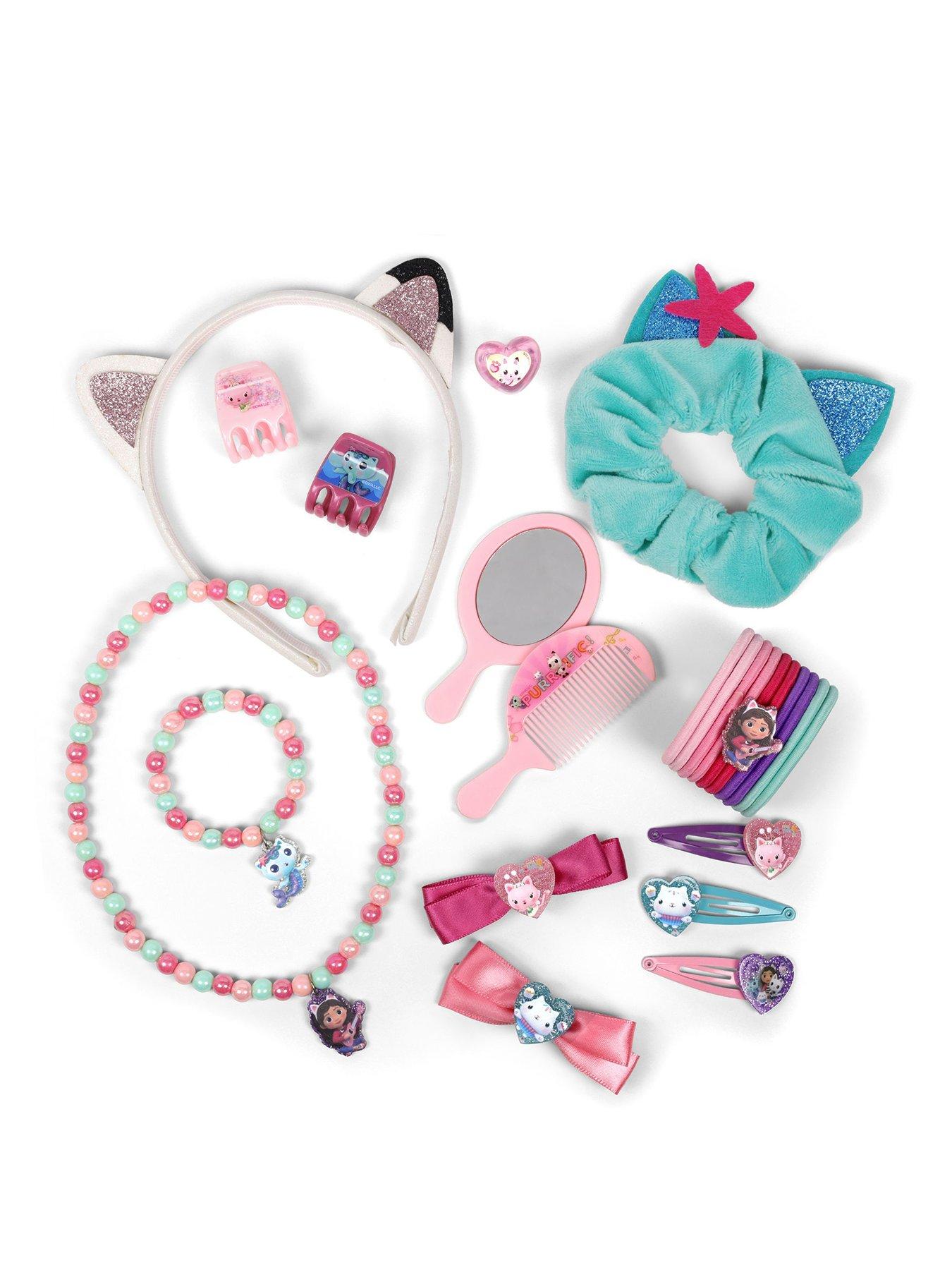 Gabby's Dollhouse Girls' Hair Accessories and Jewellery Gift Set