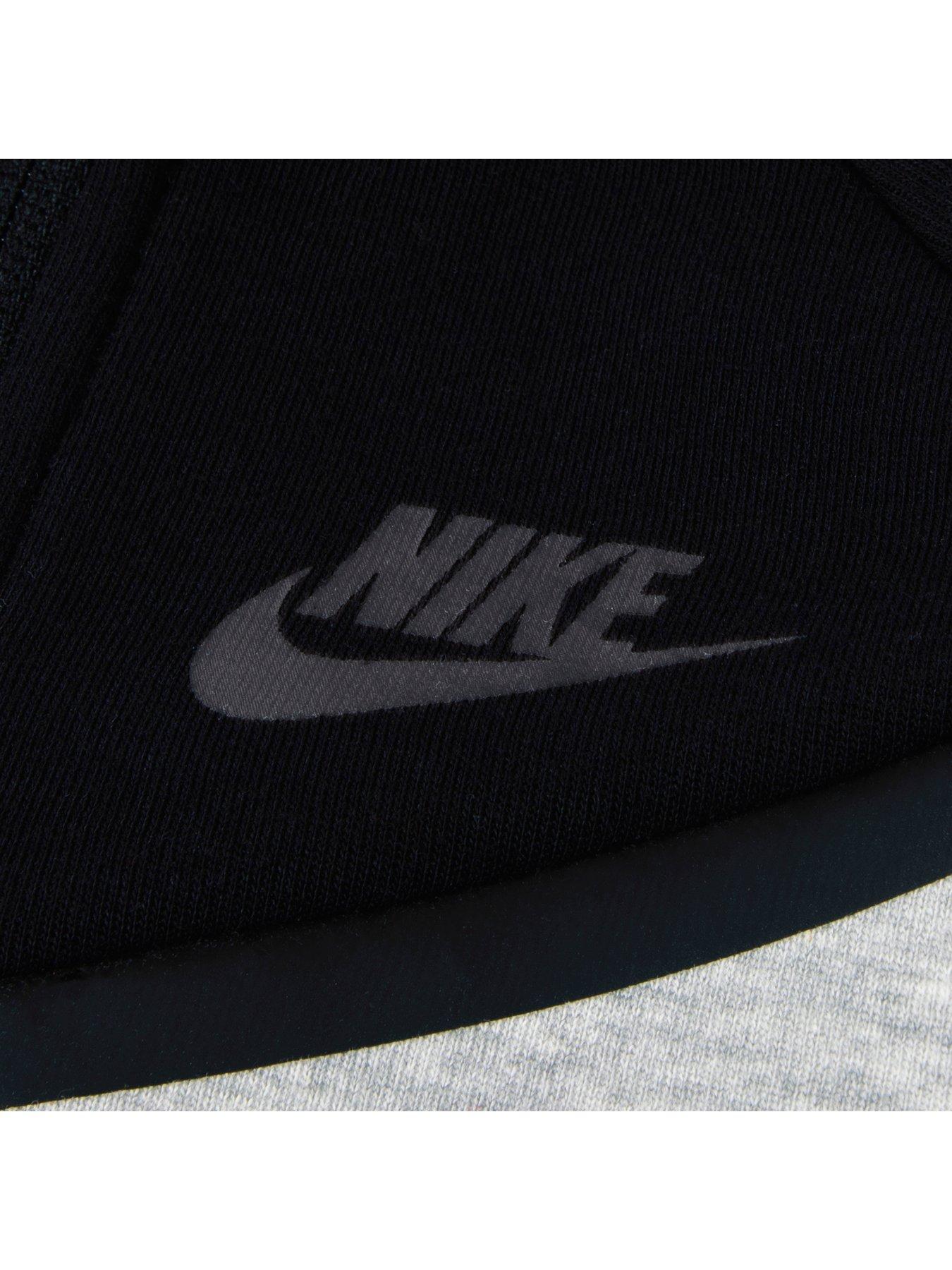 Image 3 of 4 of Nike Infant Tech Fleece Two-Piece Full-Zip Hoodie Tracksuit Set - Black