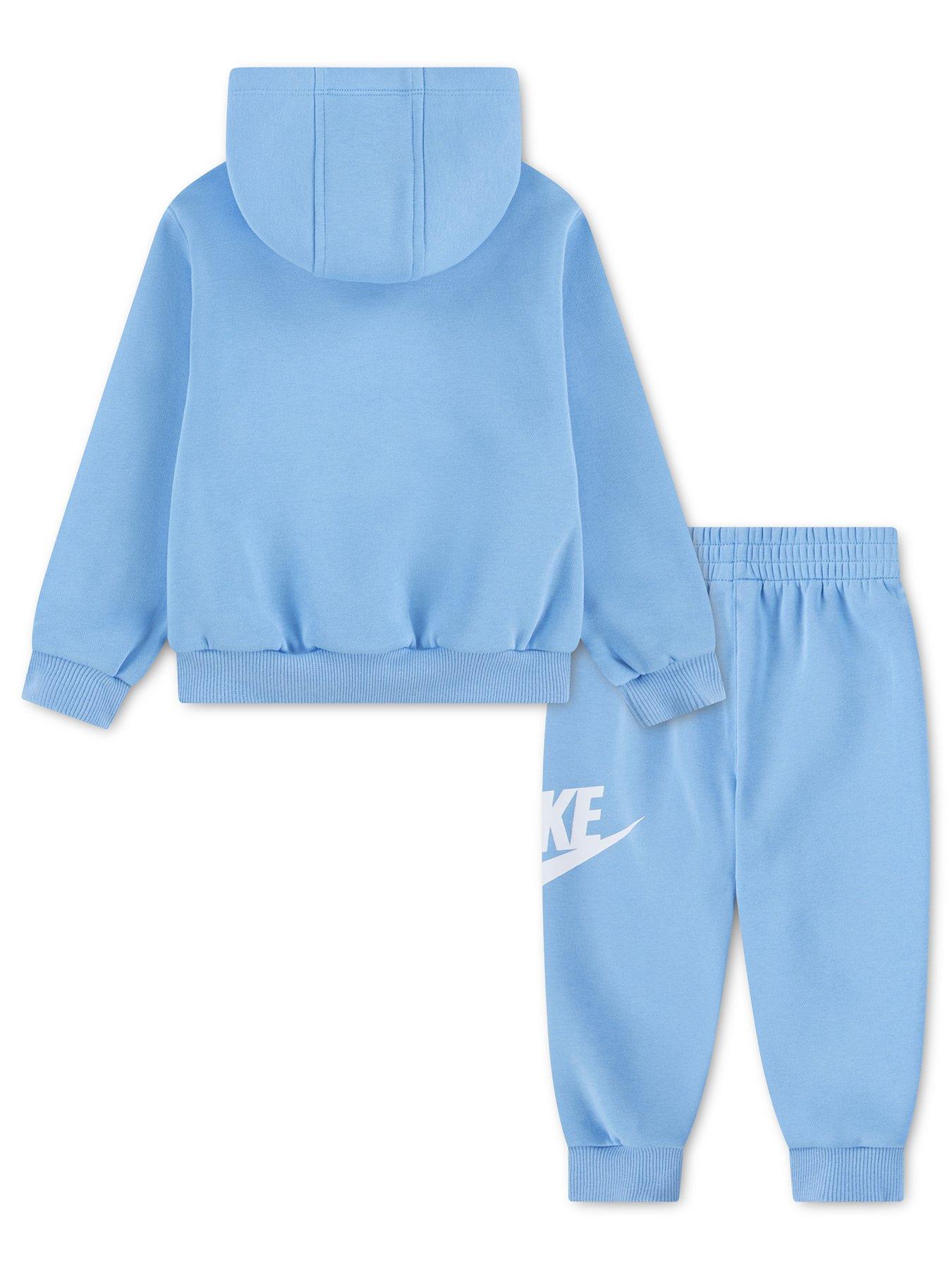 Image 2 of 4 of Nike Infant Club Fleece Logo Tracksuit Set - Blue