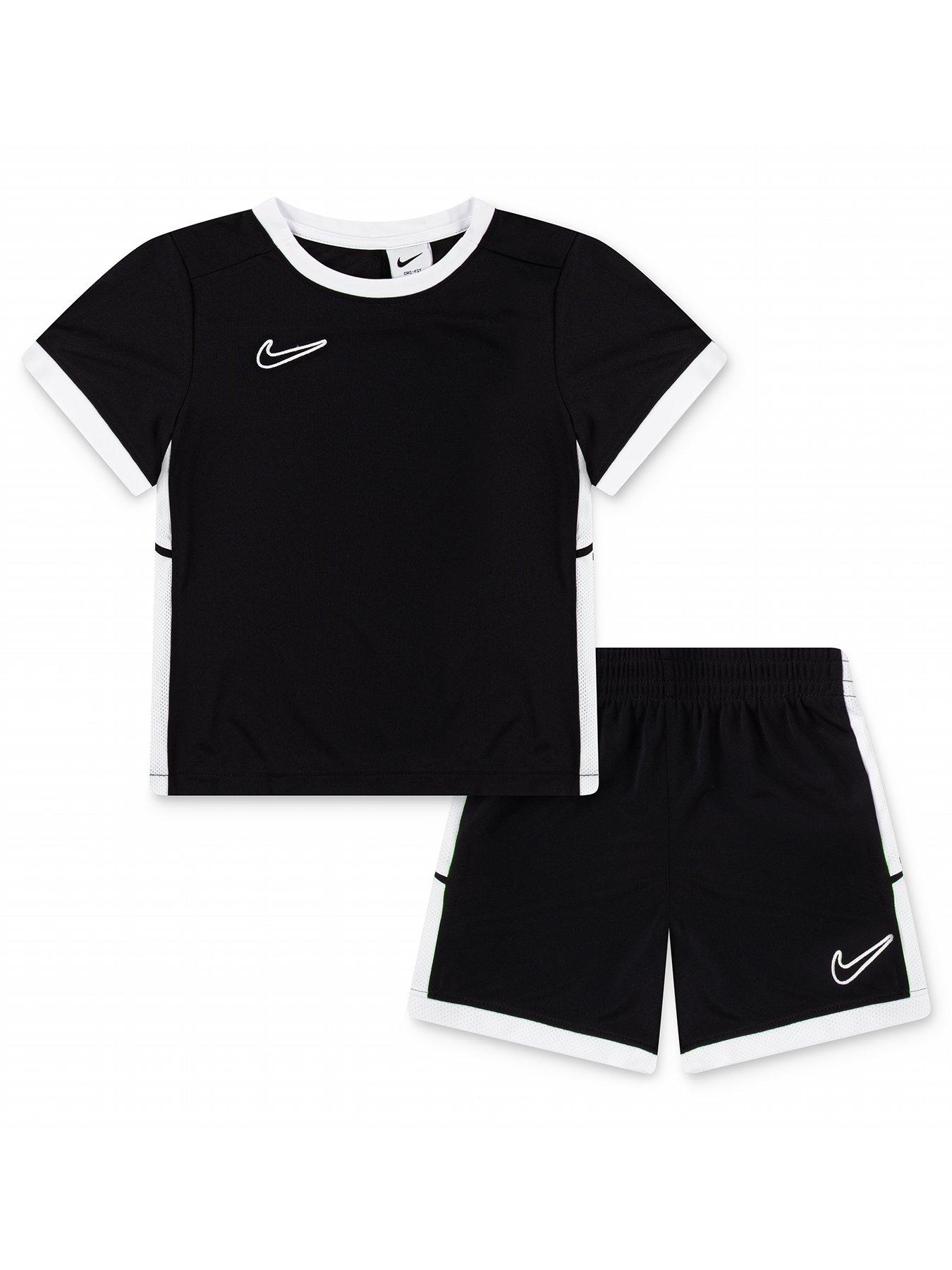 Image 1 of 5 of Nike Infant Nike Academy Short Set - Black