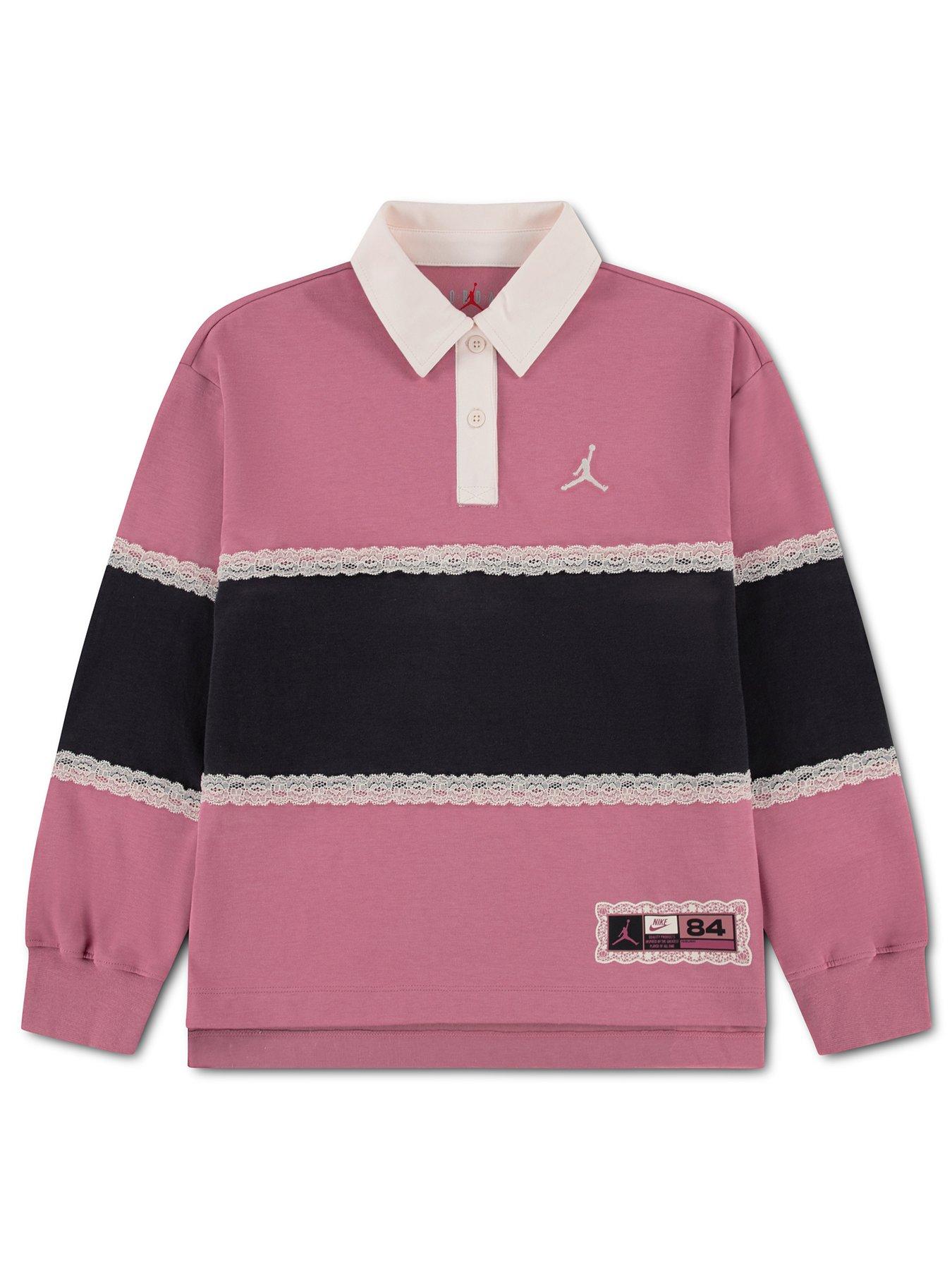 Image 1 of 4 of Jordan Junior Shes An All Star Rugby Top - Burgundy