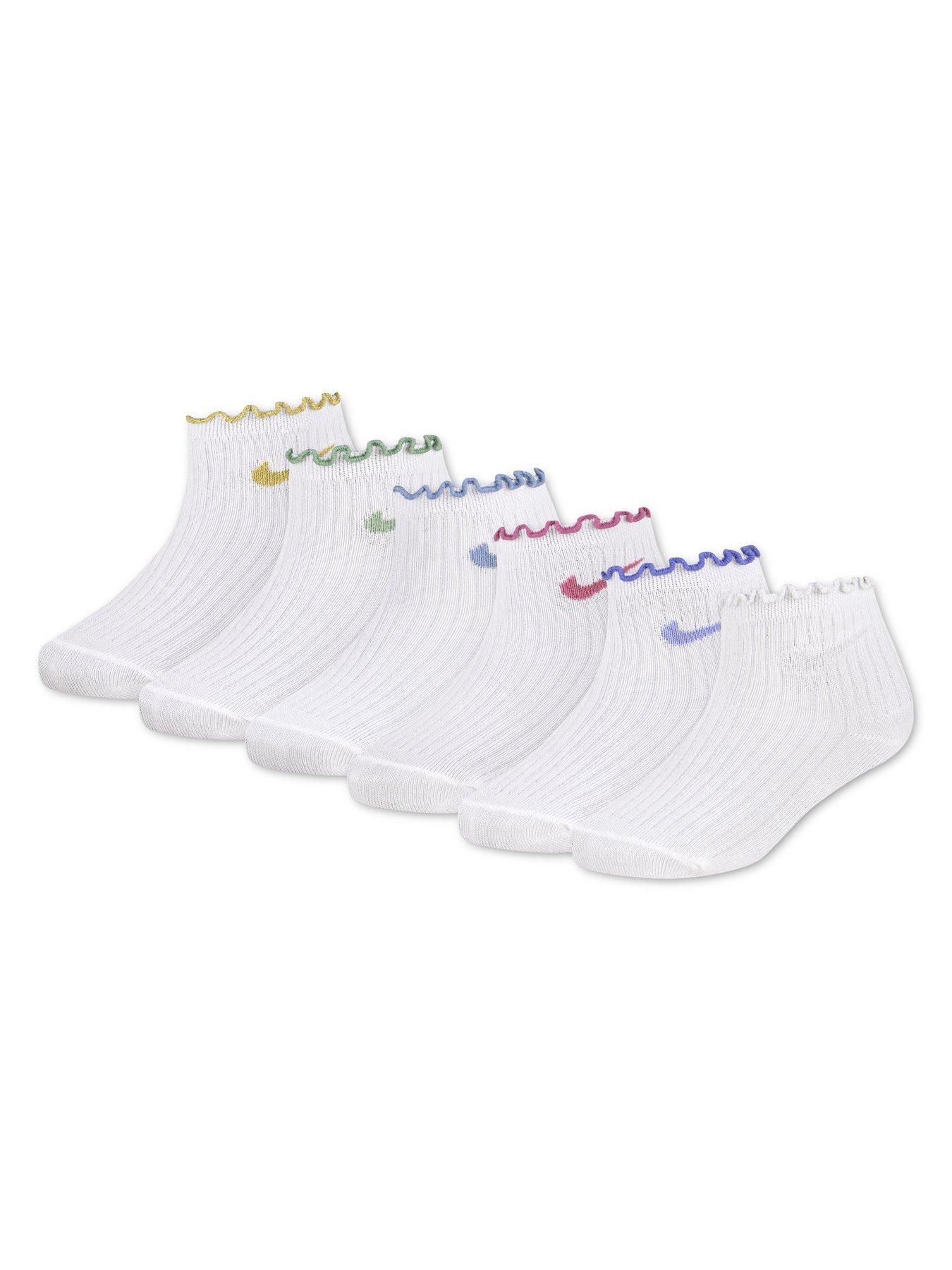 Image 2 of 3 of Nike Kids 6pk Lettuce Welt Ankle Sock - Multi