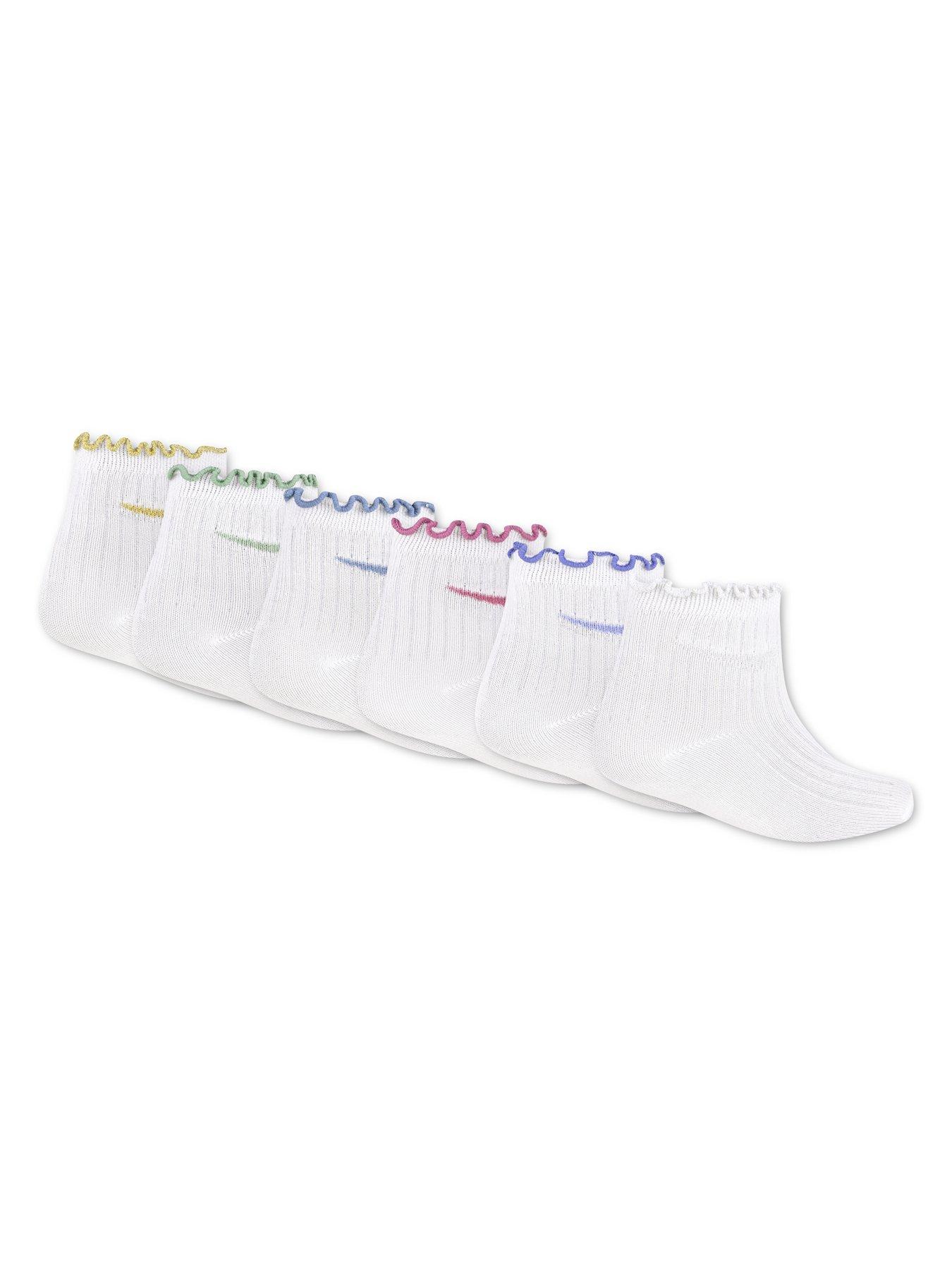 Image 3 of 3 of Nike Kids 6pk Lettuce Welt Ankle Sock - Multi