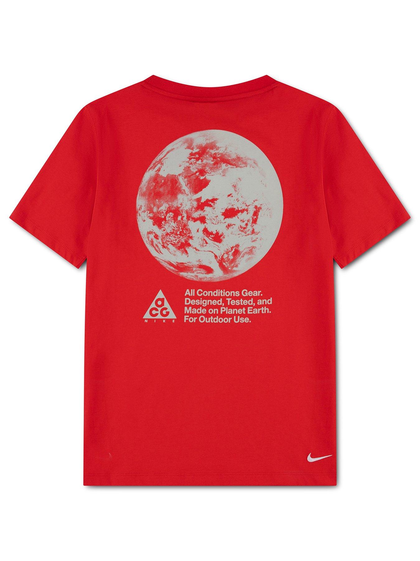 Image 2 of 4 of Nike Junior Acg Planet Earth Tee - Red