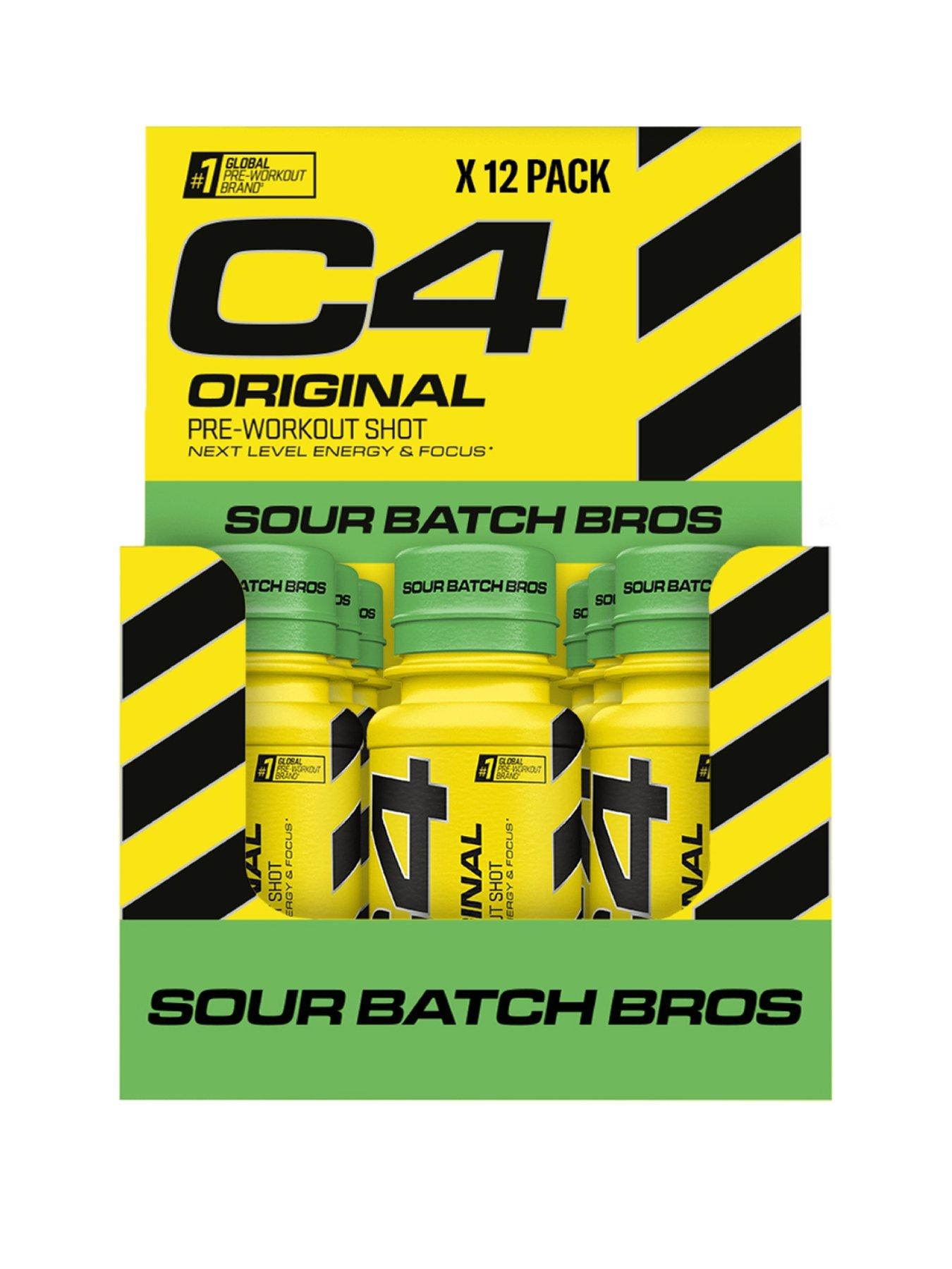 C4 C4 - Original Pre-Workout Shot - Sour Batch Bros - 12 x 60ml