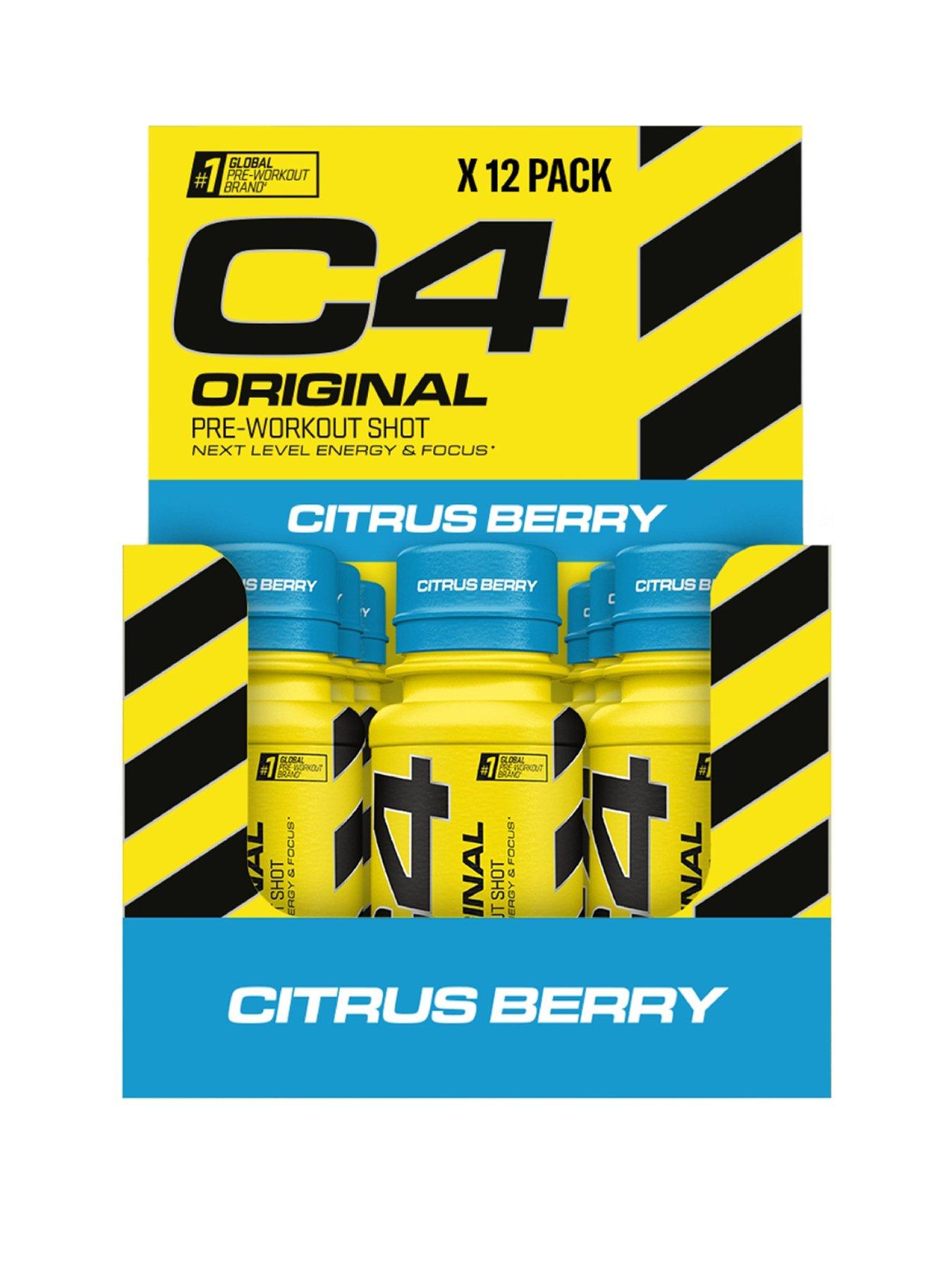 C4 C4 - Original Pre-Workout Shot - Citrus Berry - 12 x 60ml