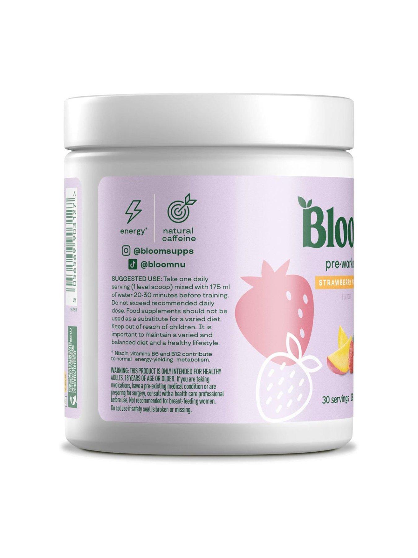 Image 2 of 3 of Bloom Bloom - Bloom Pre-Workout - Strawberry Mango - 186g