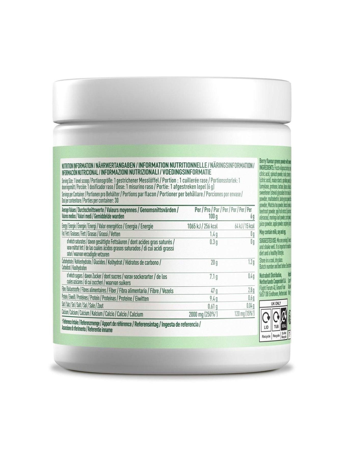 Image 3 of 3 of Bloom Bloom Greens - Berry - 180g