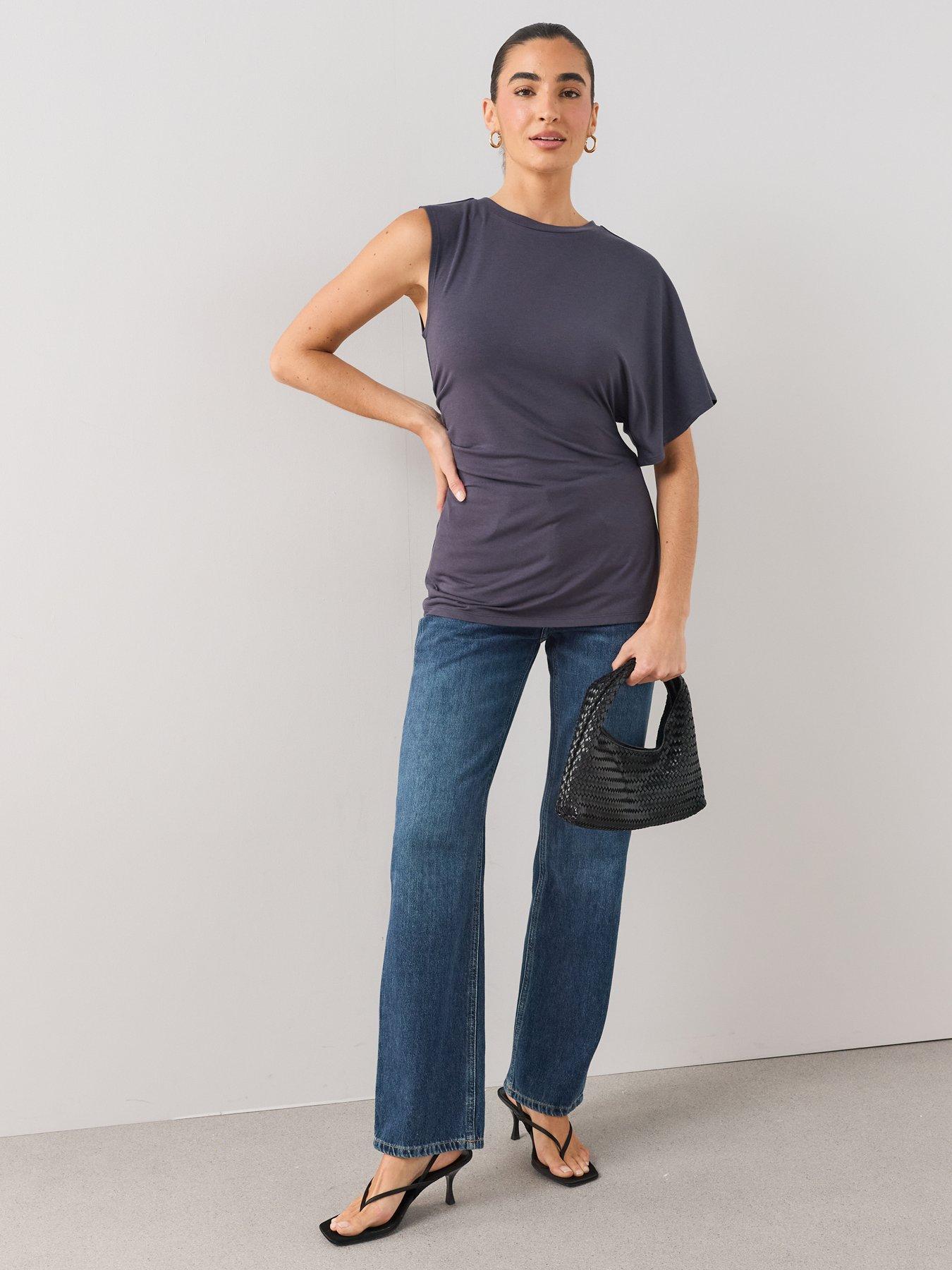 Image 3 of 6 of The Very Collection Asymmetric Longline Top