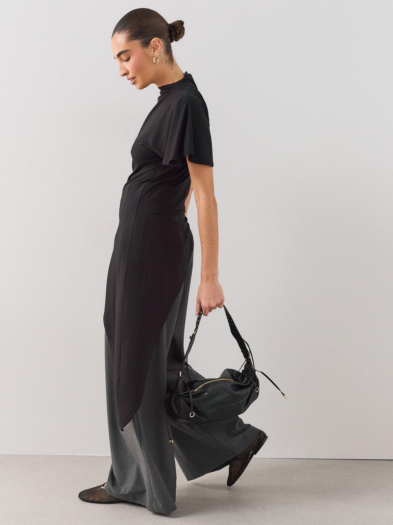 Image 3 of 7 of The Very Collection Asymetric High Neck Longline Top