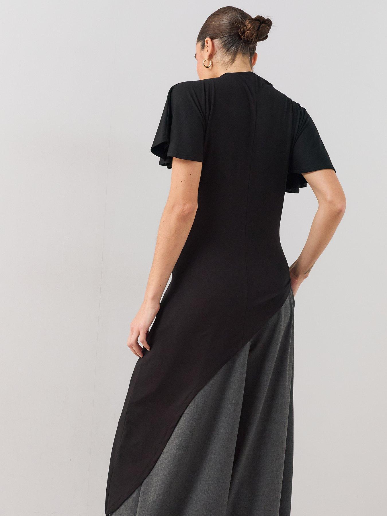 Image 5 of 7 of The Very Collection Asymetric High Neck Longline Top