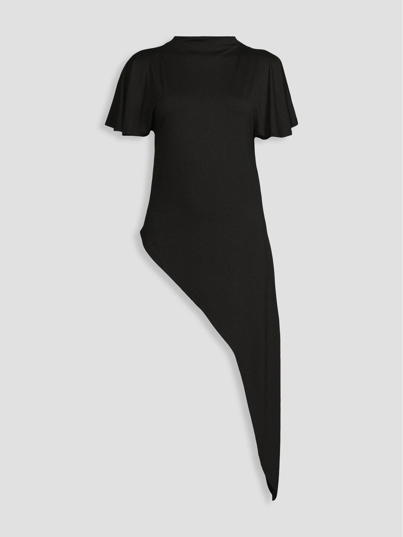 Image 7 of 7 of The Very Collection Asymetric High Neck Longline Top