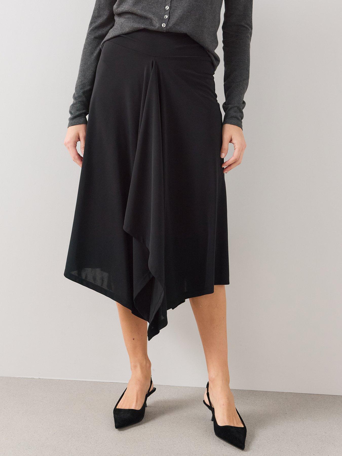 Image 4 of 6 of The Very Collection Hanky Hem Midaxi Skirt