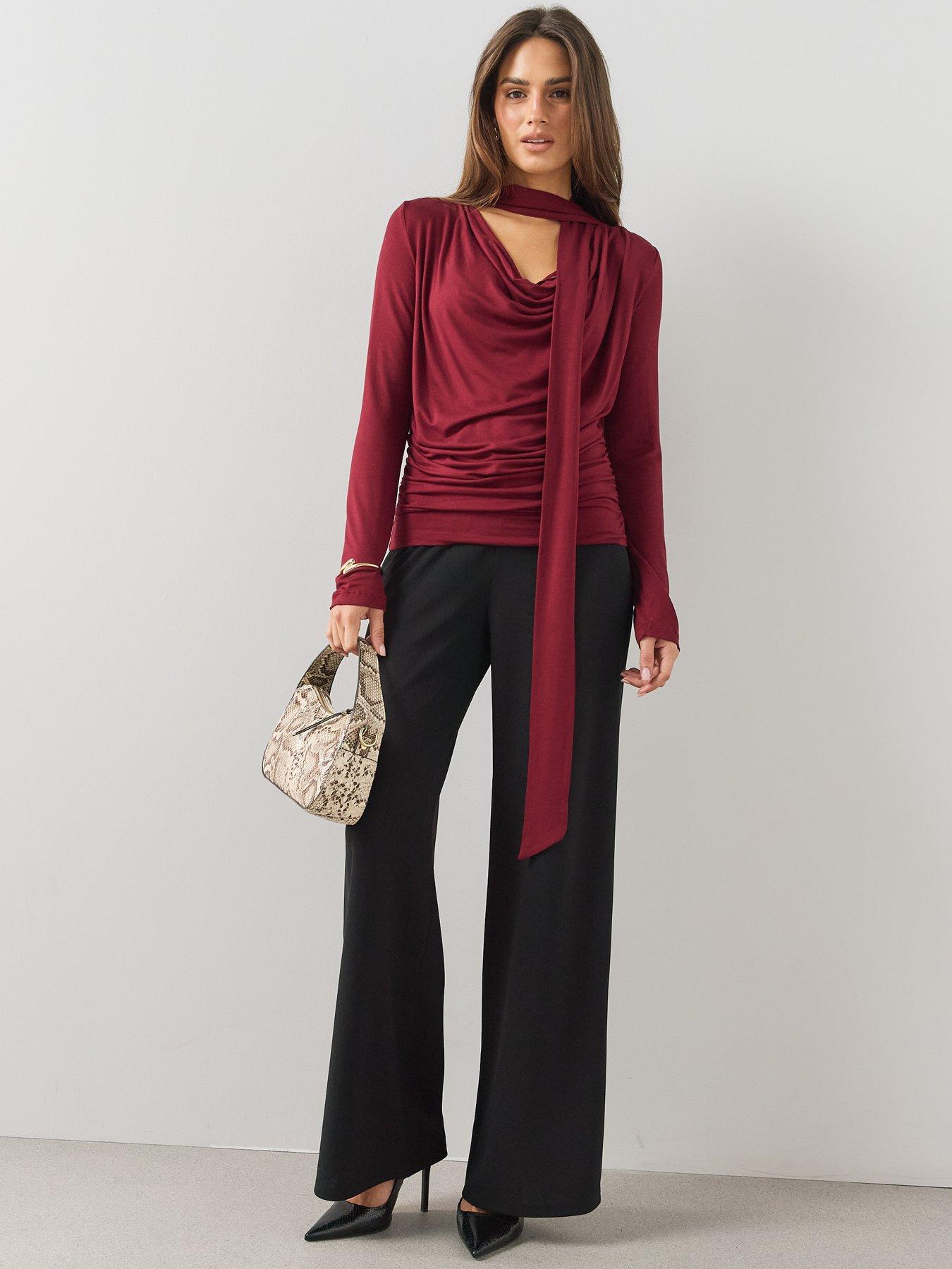 Image 3 of 6 of The Very Collection Scarf Top