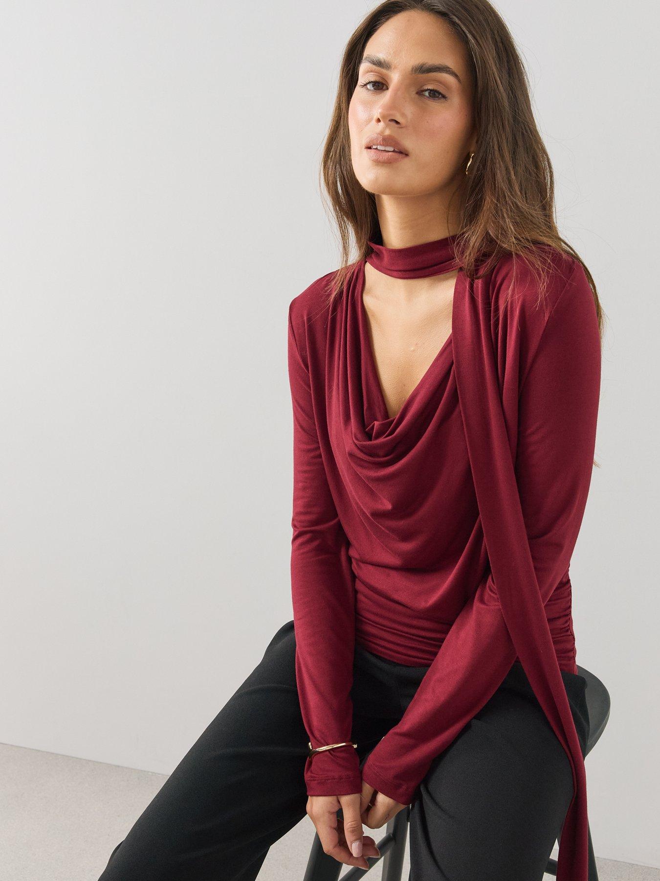 Image 6 of 6 of The Very Collection Scarf Top