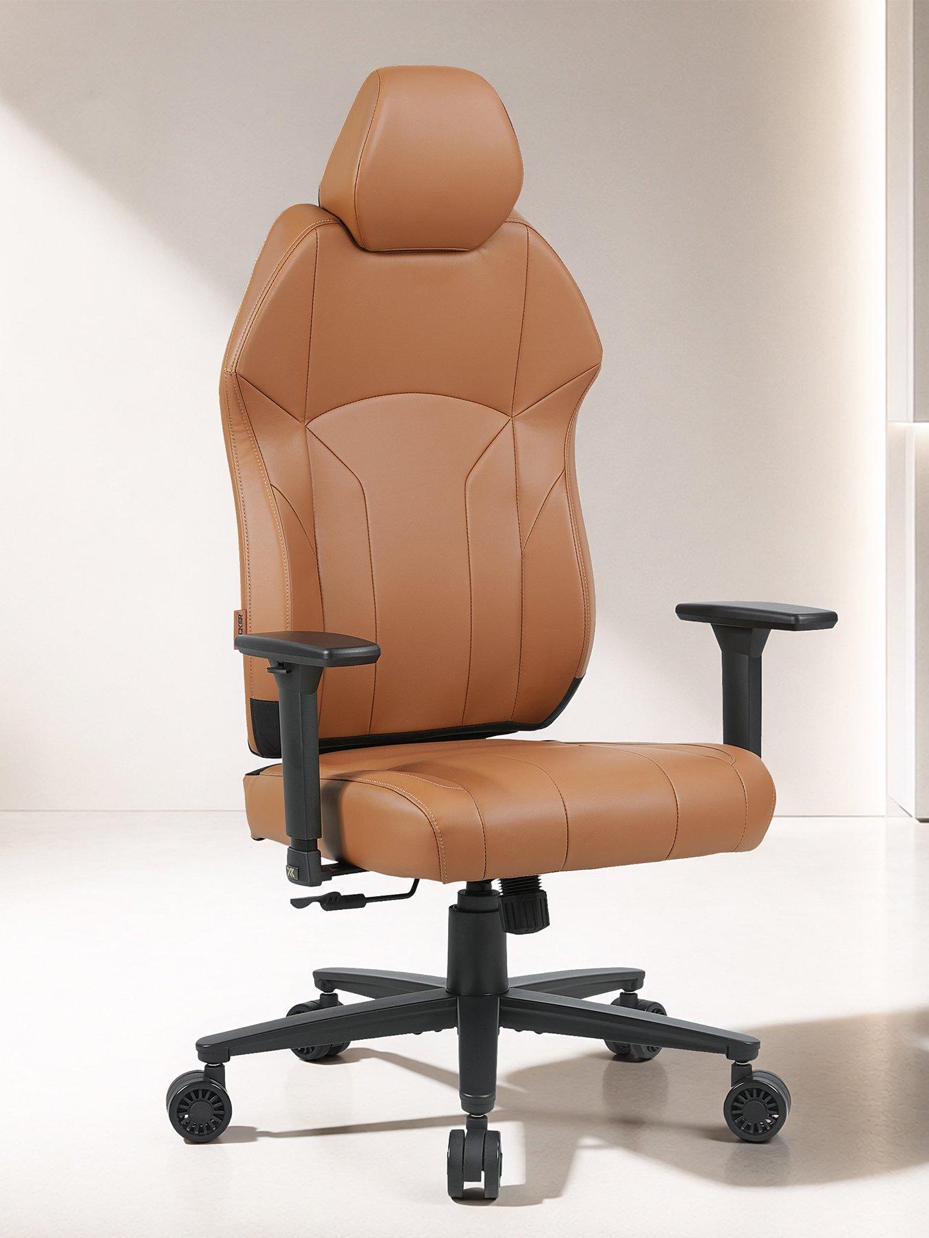 Image 1 of 7 of X Rocker Elara Executive Office Chair - Tan