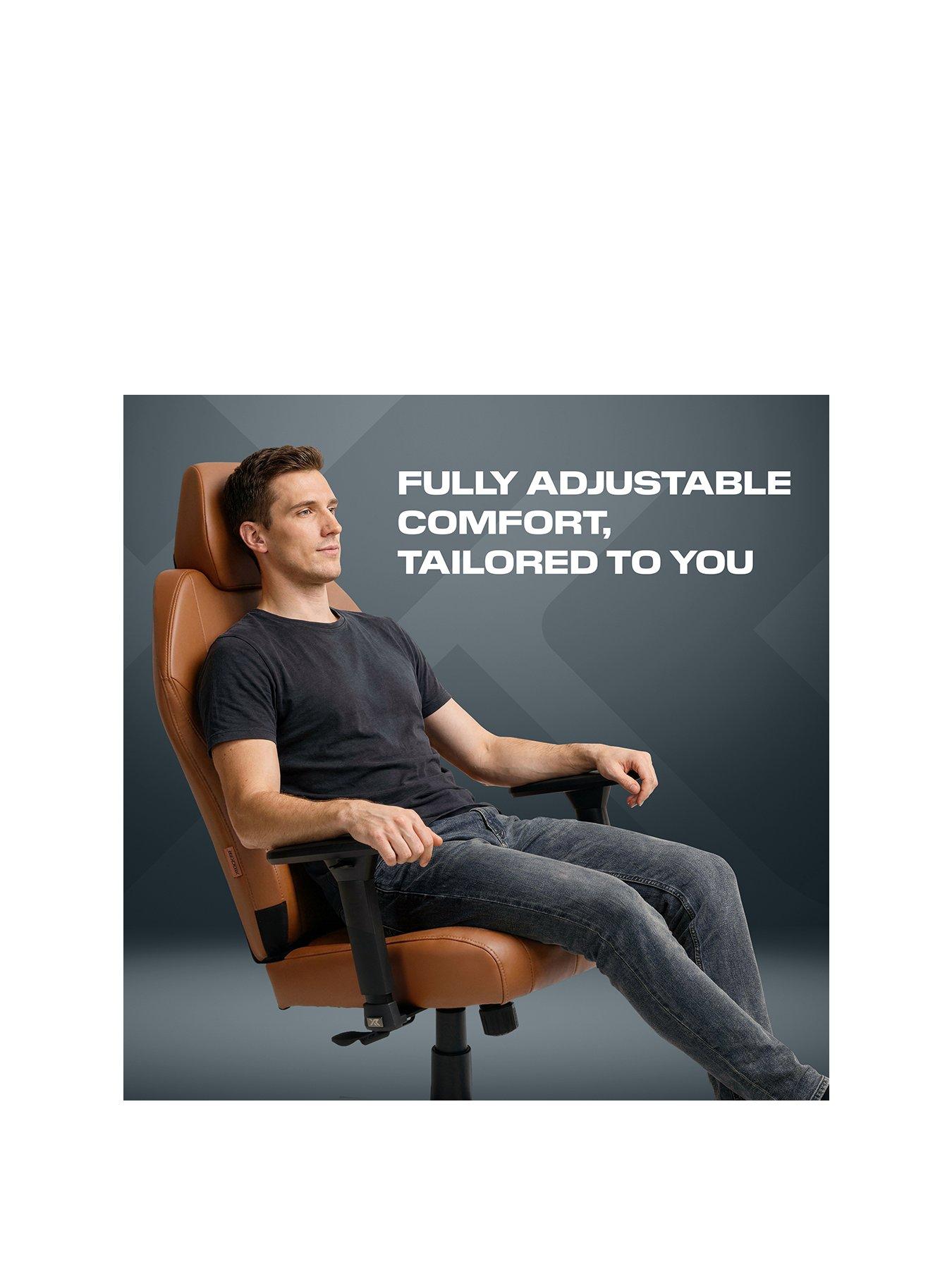 Image 2 of 7 of X Rocker Elara Executive Office Chair - Tan