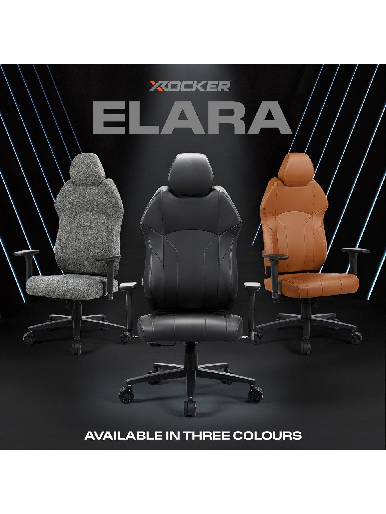 Image 6 of 7 of X Rocker Elara Executive Office Chair - Tan