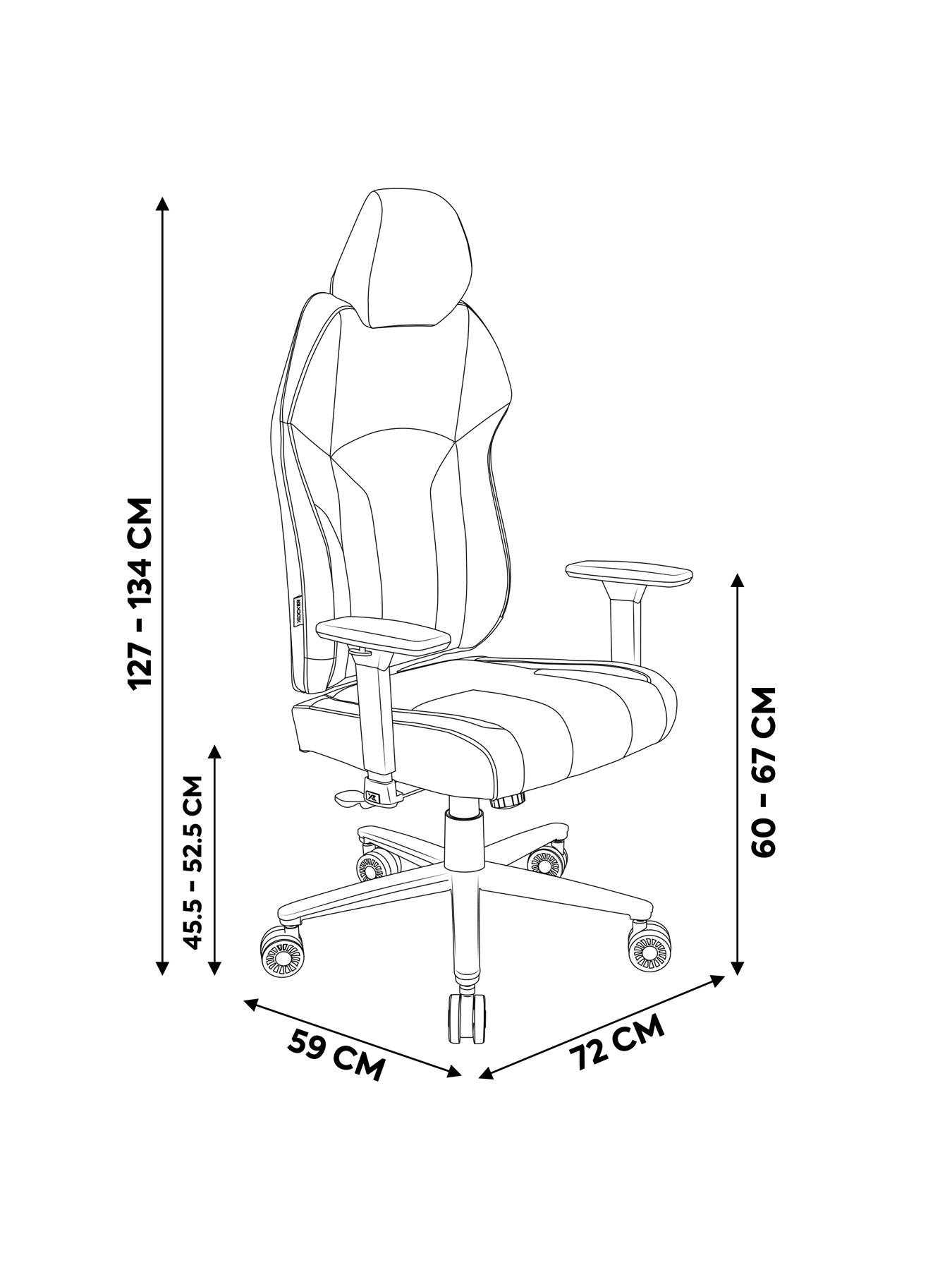 Image 7 of 7 of X Rocker Elara Executive Office Chair - Tan