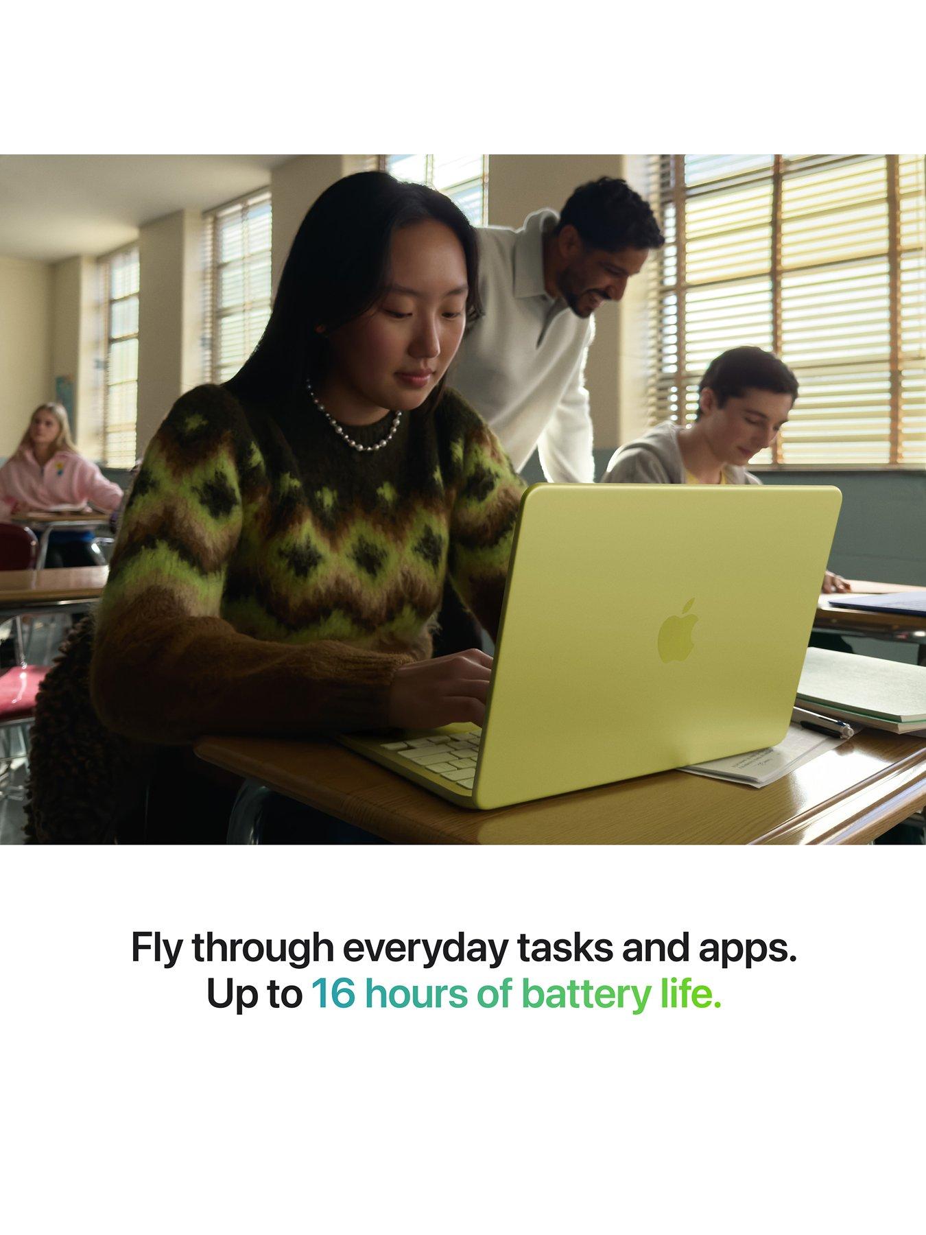 Image 3 of 8 of Apple MacBook Neo (A18 Pro, 2026) 13-inch with 6-core CPU and 5-core GPU, 8GB Unified Memory, 256GB SSD&nbsp;- Citrus
