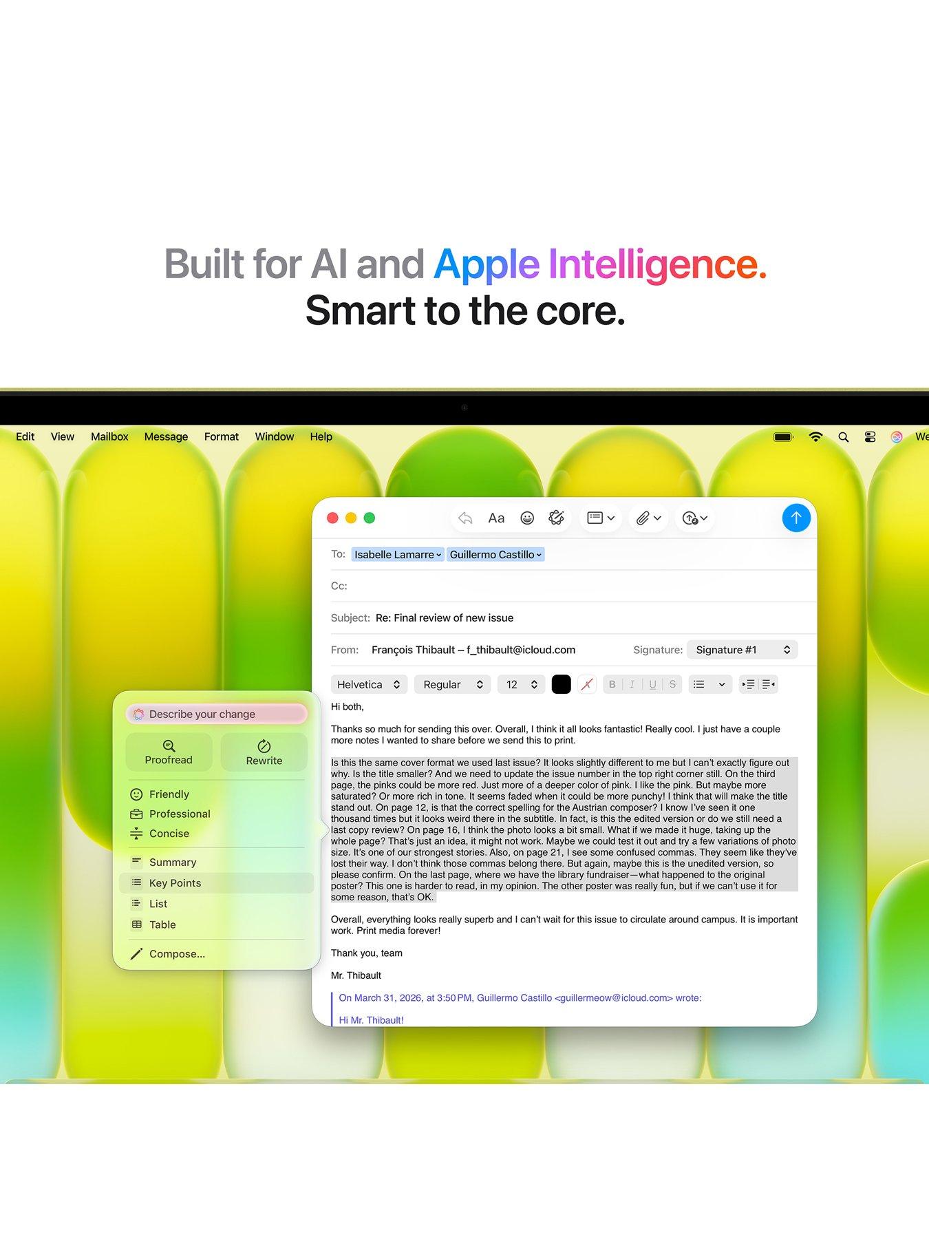 Image 5 of 8 of Apple MacBook Neo (A18 Pro, 2026) 13-inch with 6-core CPU and 5-core GPU, 8GB Unified Memory, 256GB SSD&nbsp;- Citrus