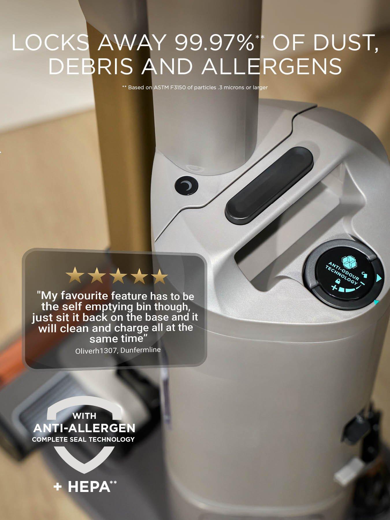 Image 5 of 7 of Shark PowerDetect Speed Luxe Collection Clean &amp; Empty Cordless Vacuum - Oatstone