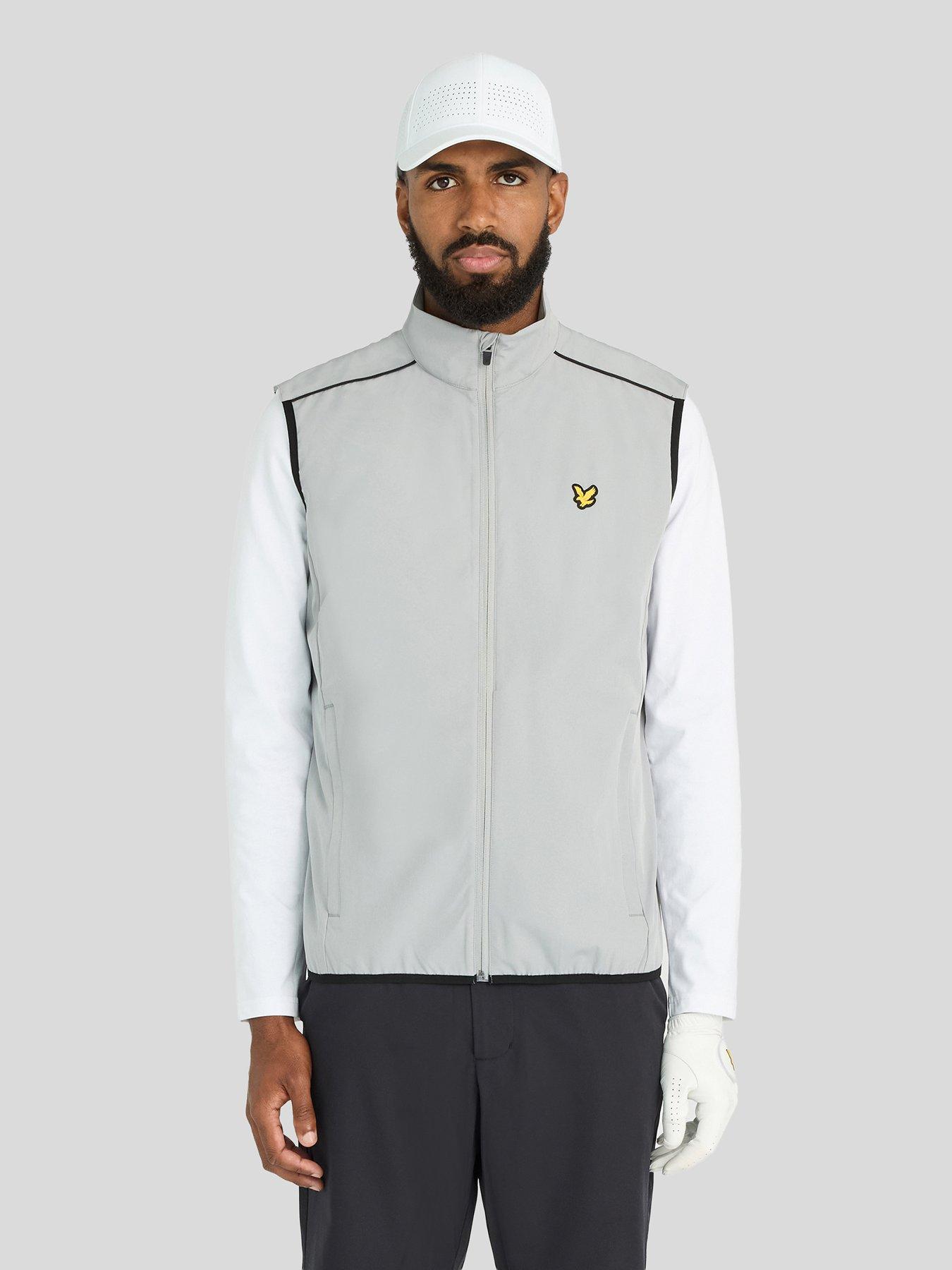 Lyle & Scott Golf Mens Light Weight Packable Gilet - Grey