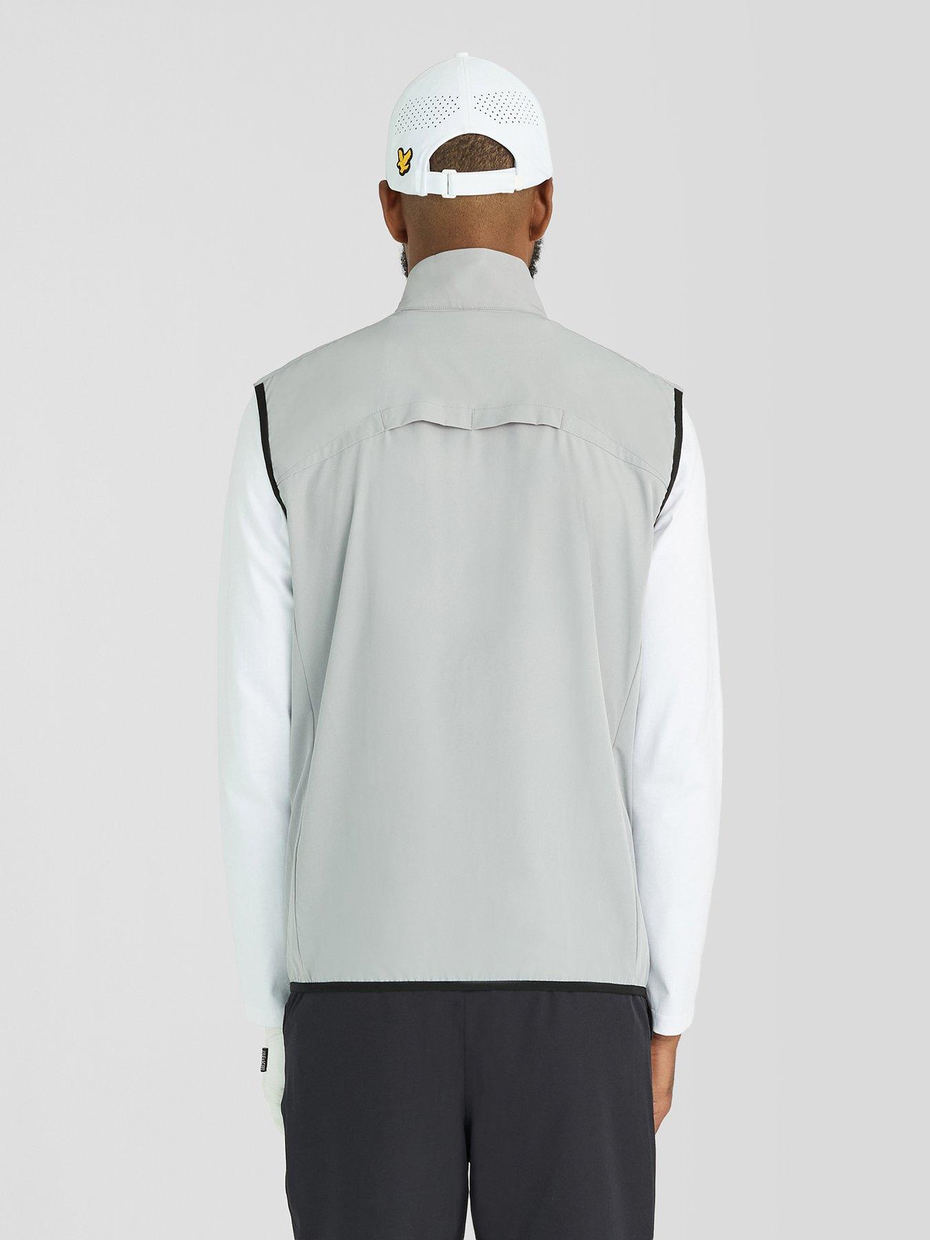 Image 2 of 4 of Lyle & Scott Golf Mens Light Weight Packable Gilet - Grey
