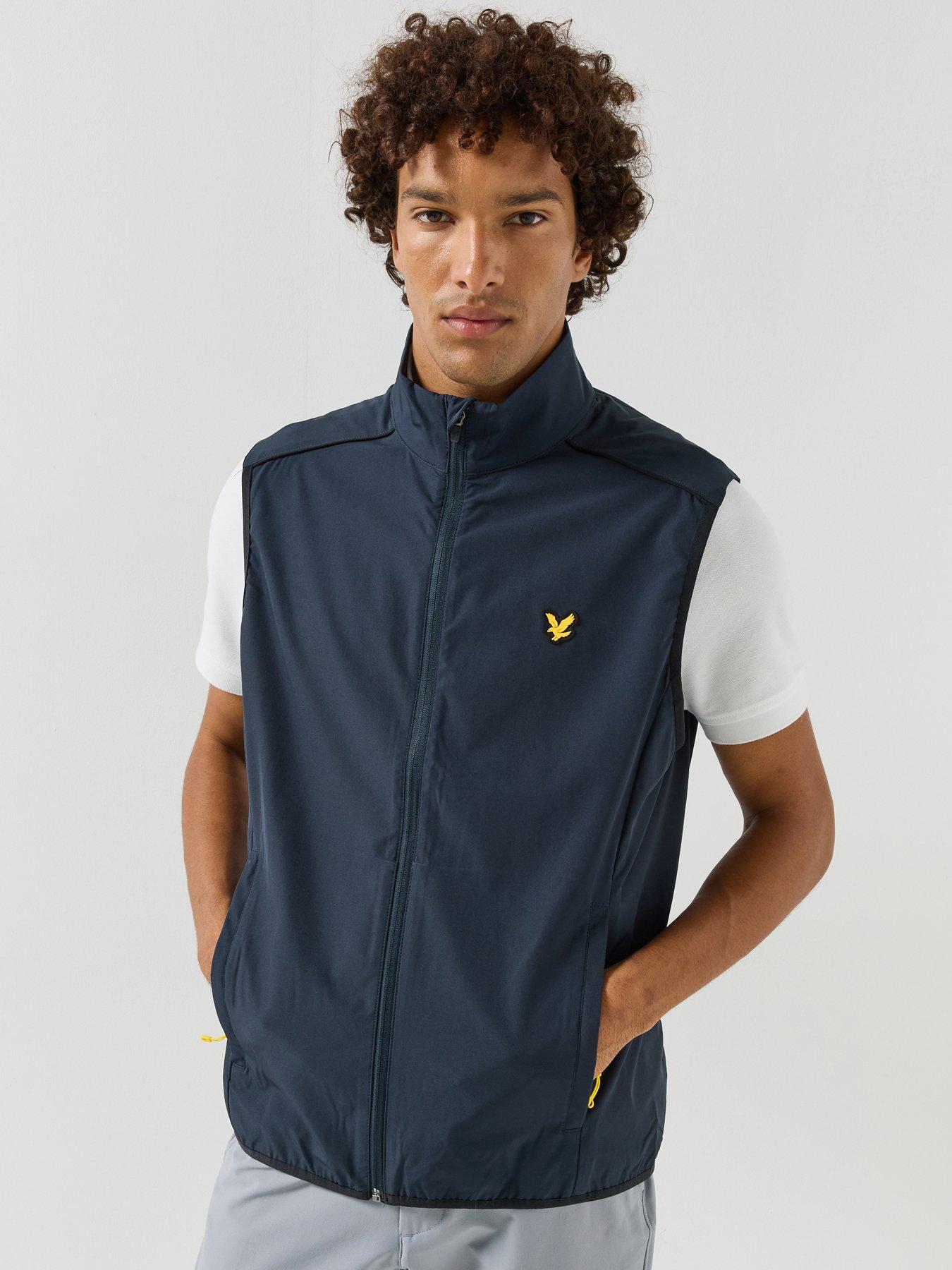 Image 1 of 5 of Lyle & Scott Golf Mens Golf Light Weight Packable Gilet - Navy