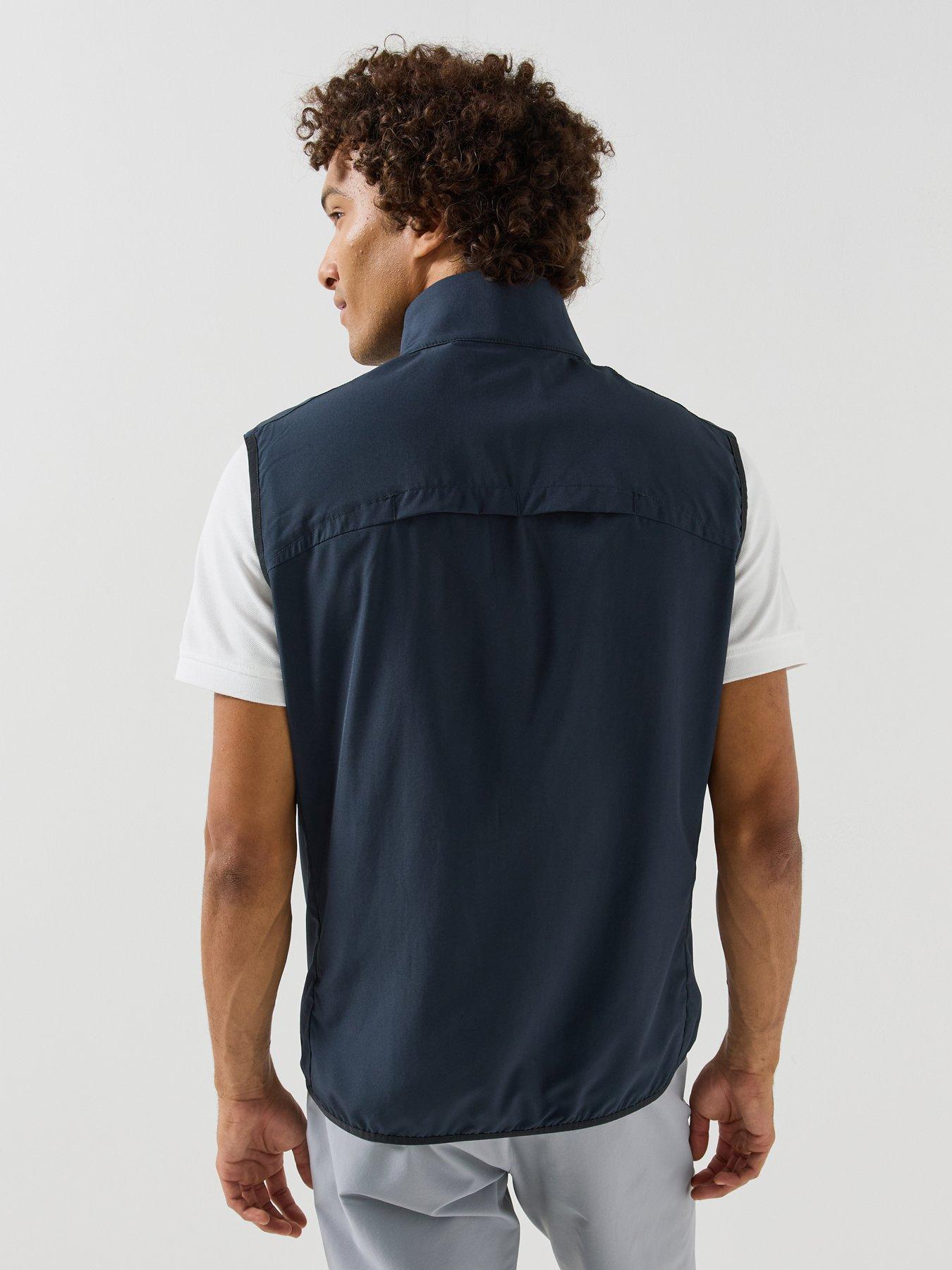 Image 2 of 5 of Lyle & Scott Golf Mens Golf Light Weight Packable Gilet - Navy