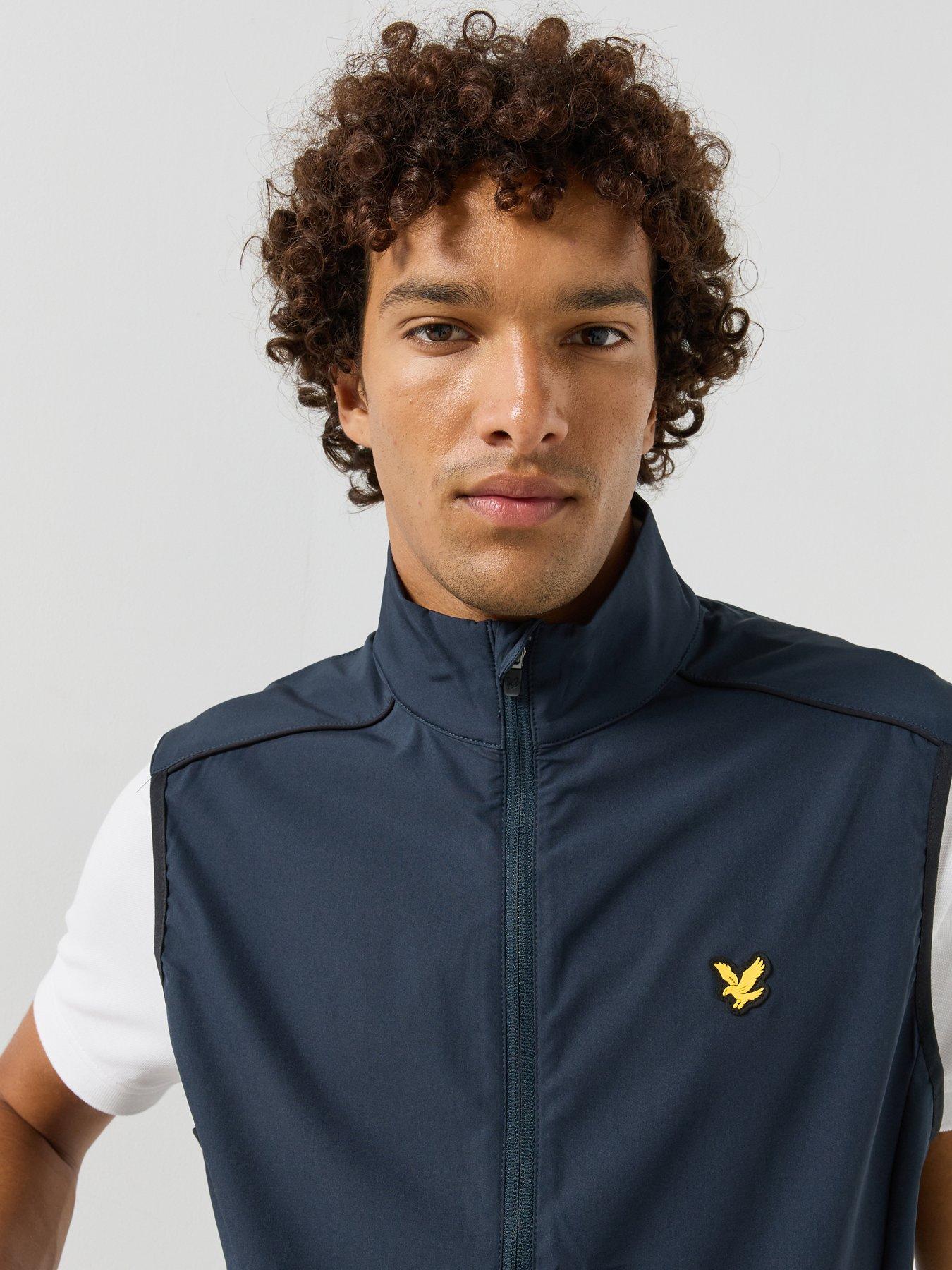 Image 4 of 5 of Lyle & Scott Golf Mens Golf Light Weight Packable Gilet - Navy