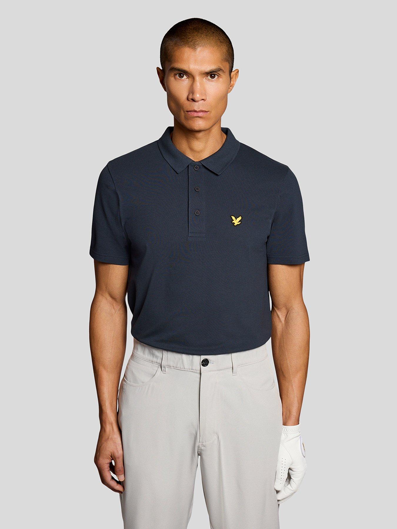Lyle & Scott Golf Mens Short Sleeve Polo - Navy
