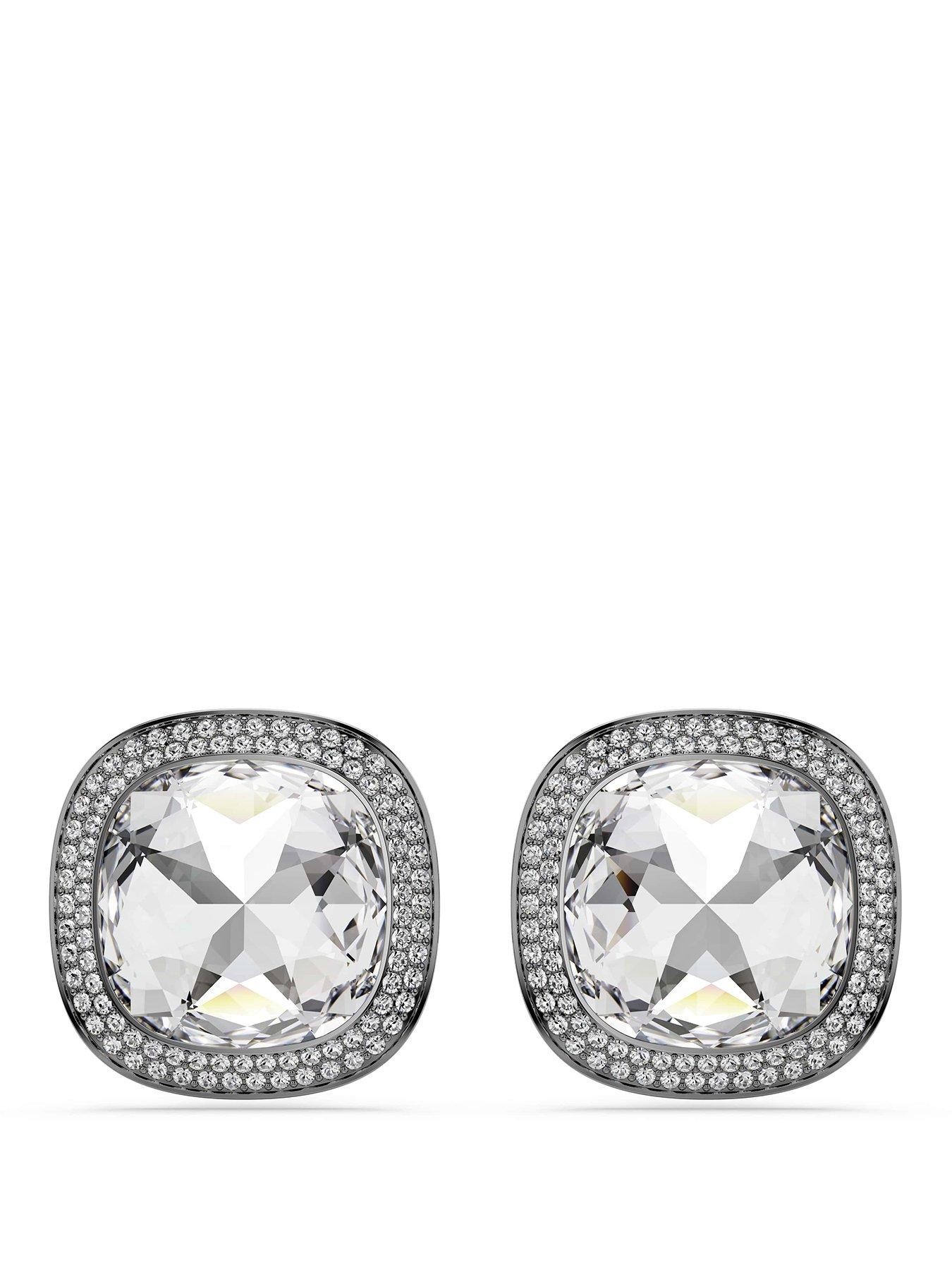 Swarovski Una Angelic Clip Earrings - Silver