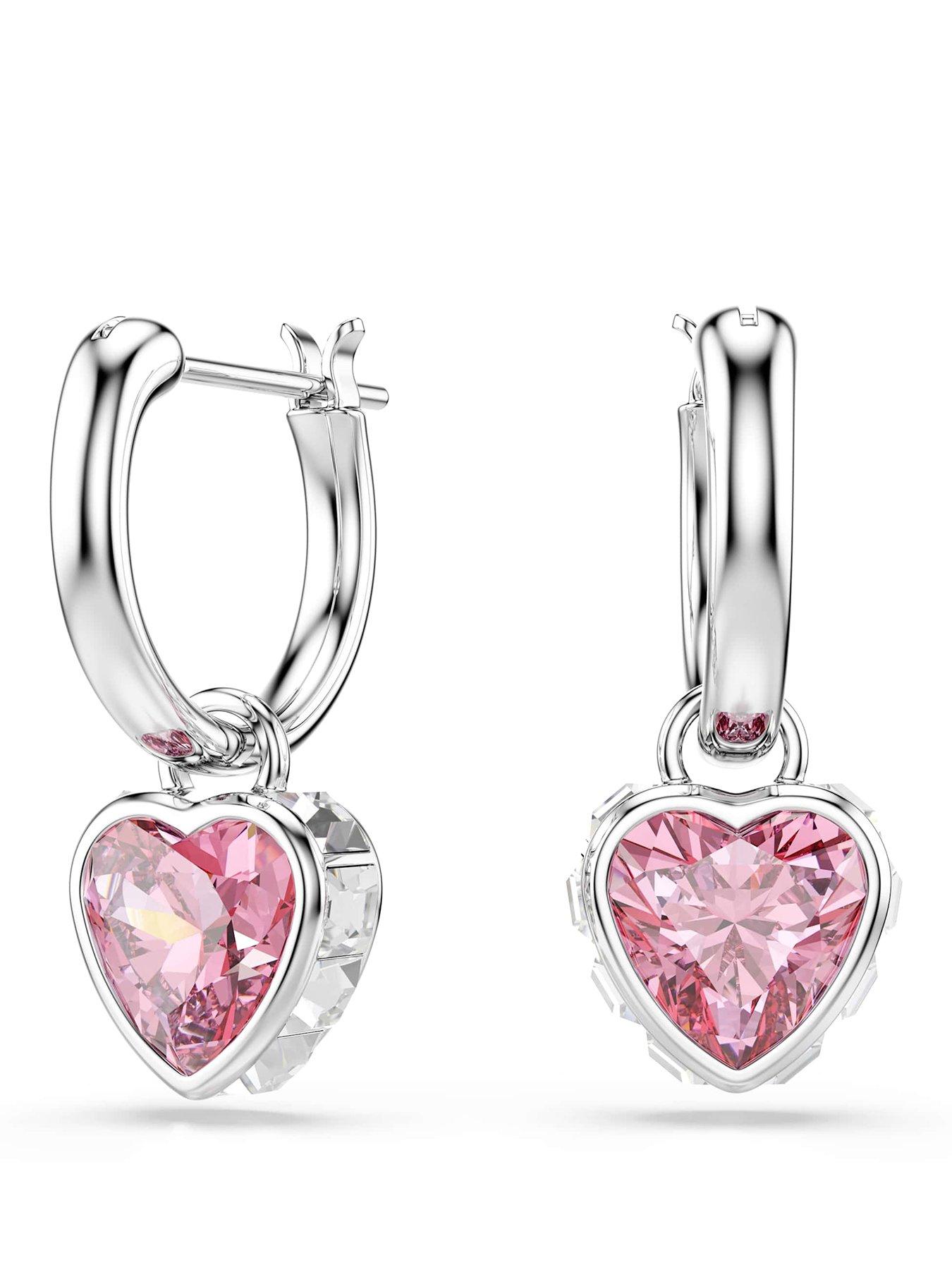Swarovski Chroma Drop Earrings - Silver