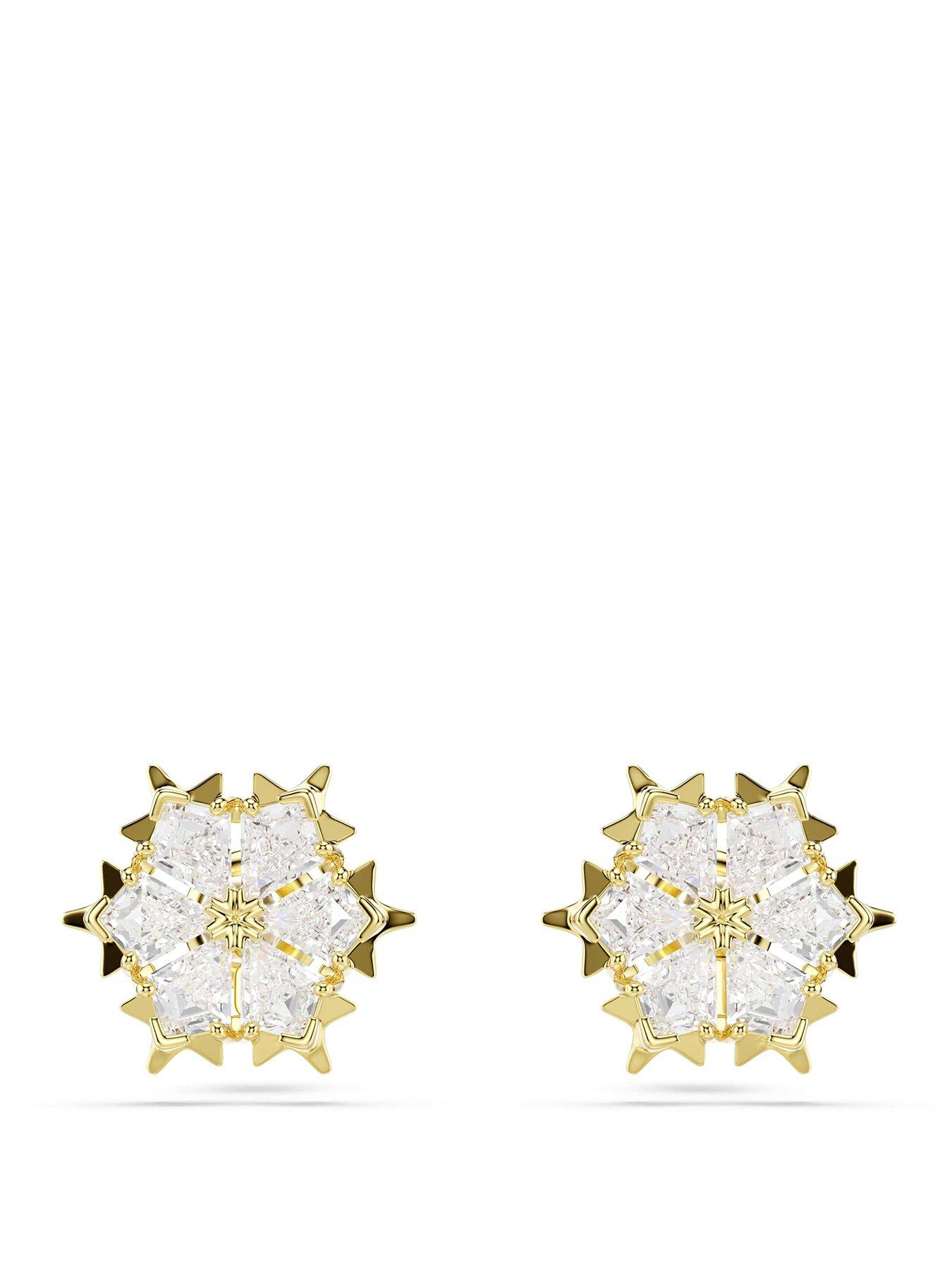 Swarovski Magic Stud Earrings - Gold