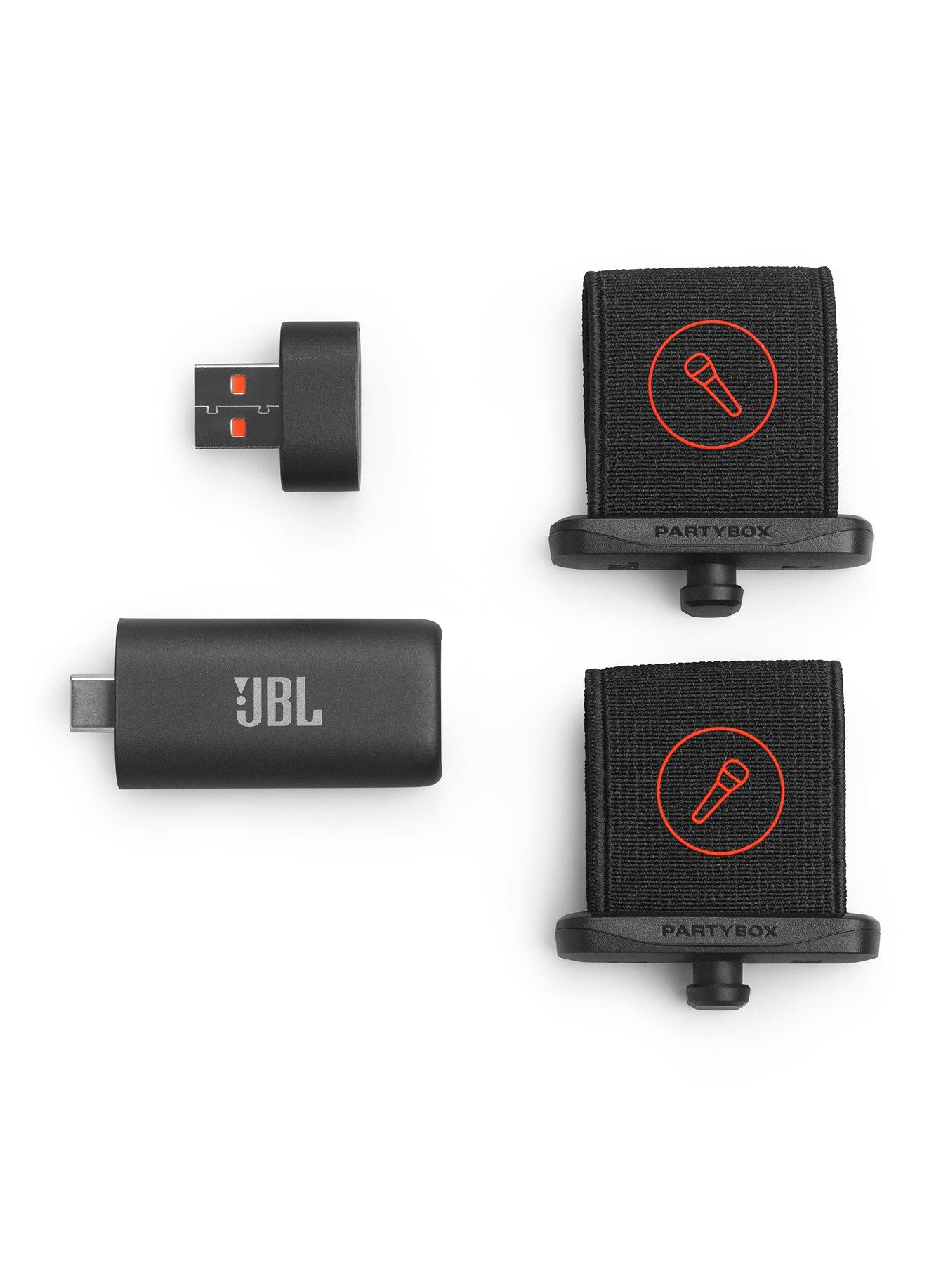Image 4 of 4 of JBL JBL AI Karaoke mic. 2 x wireless microphone and 1 x USB-C AI dongle receiver, built-in AI vocal removal features