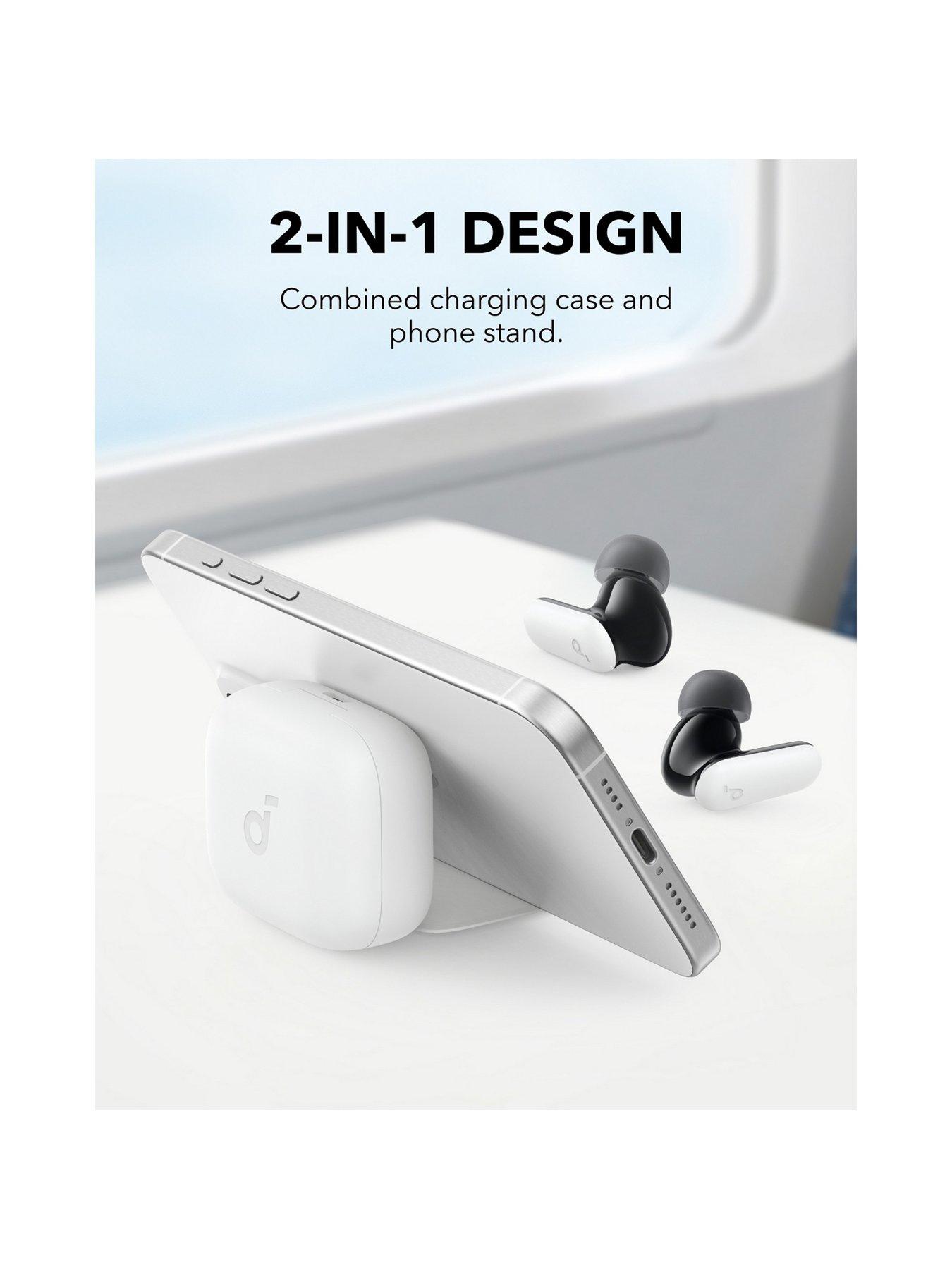 Image 4 of 7 of Soundcore soundcore R60i Wireless Noise-Cancelling Earbuds, White