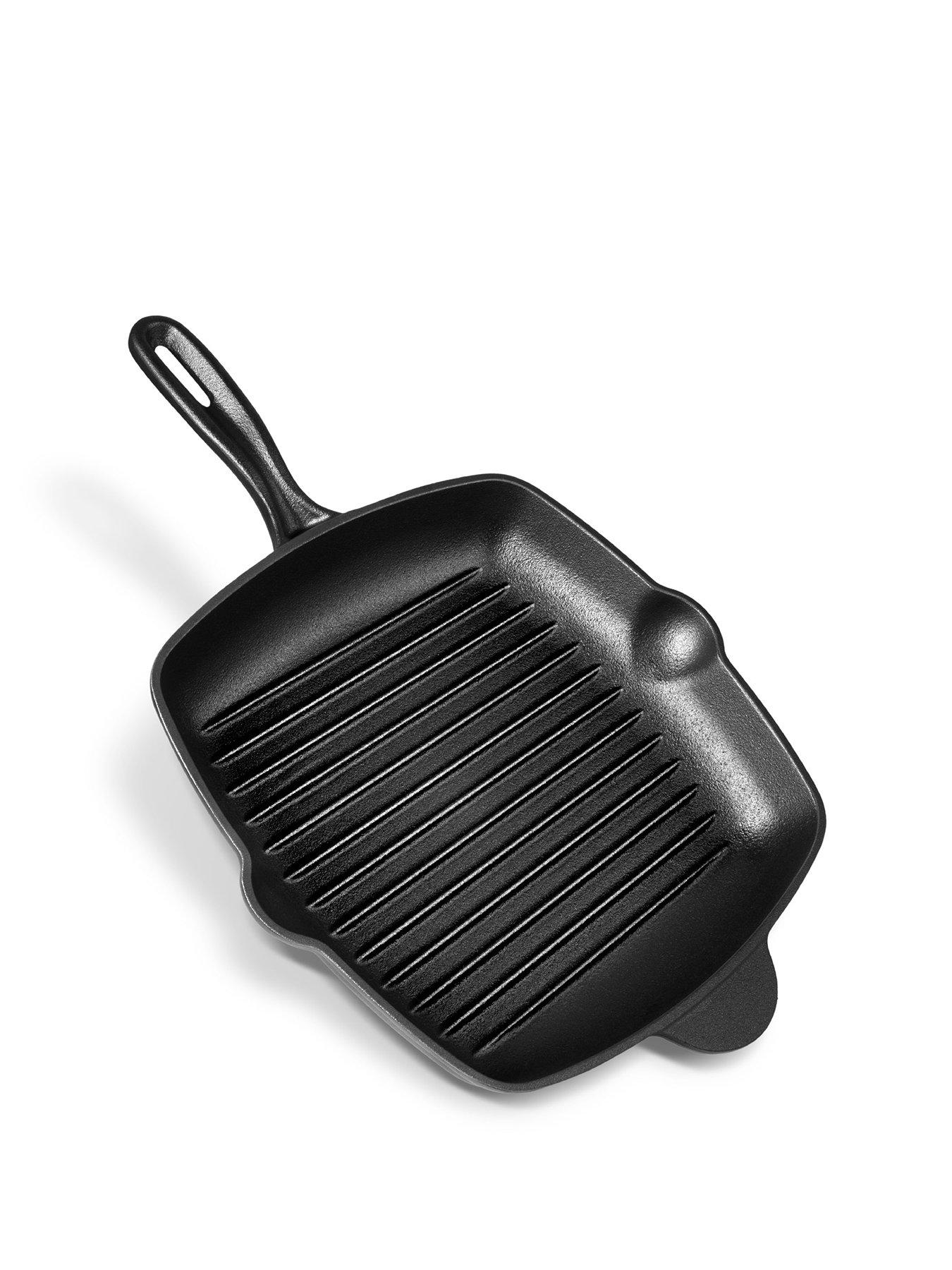 Image 2 of 8 of Vonshef Seasoned Cast Iron Griddle Pan