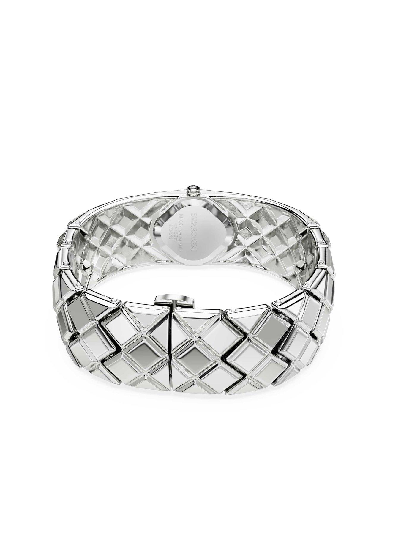 Image 3 of 6 of Swarovski Curiosa Bangle Watch - Silver