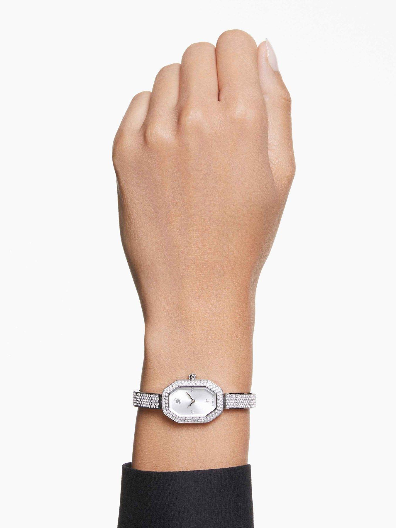Image 6 of 6 of Swarovski Dextera Bangle Watch - Silver