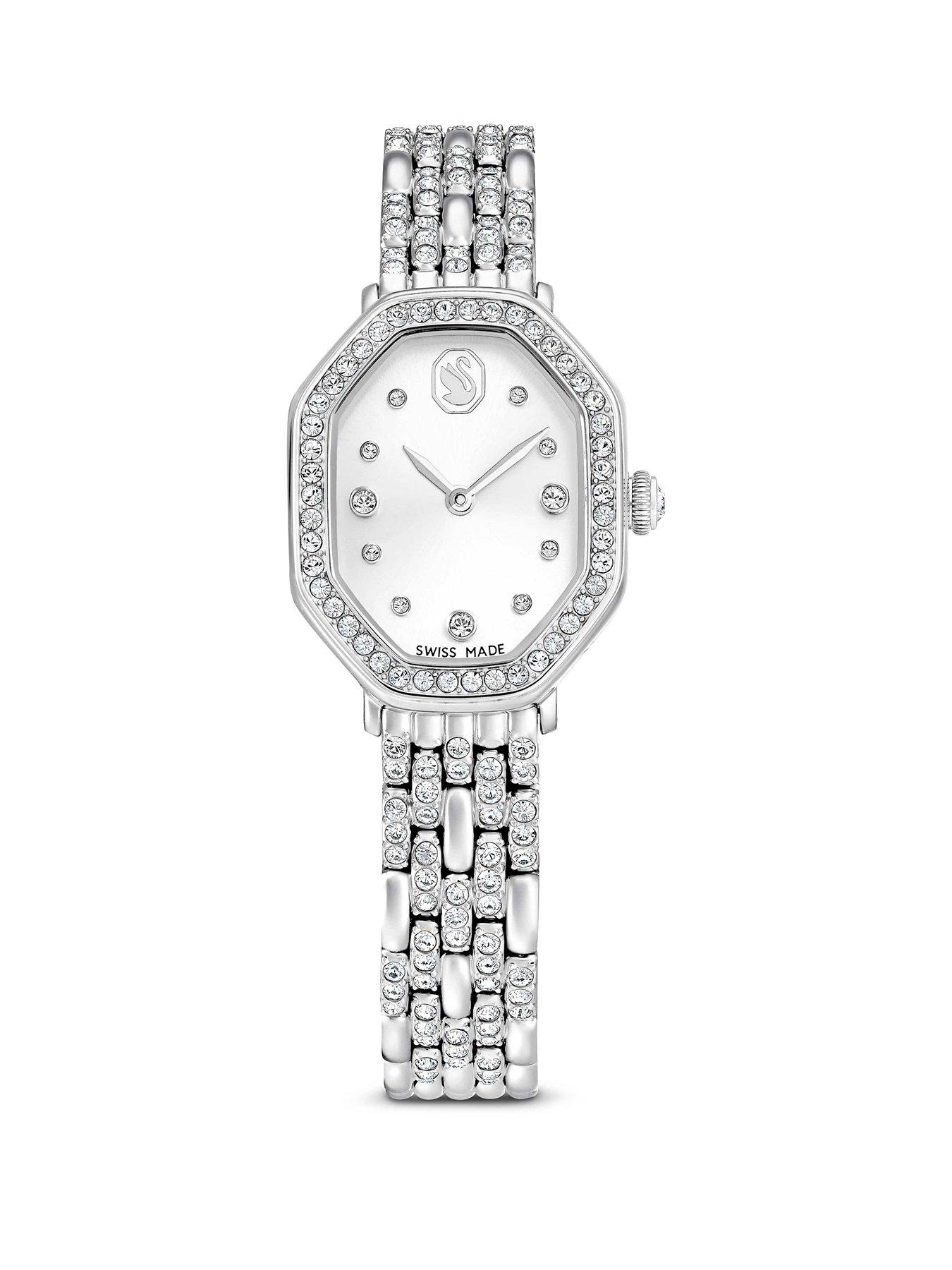 Image 1 of 6 of Swarovski Dextera Octagon Watch - Silver