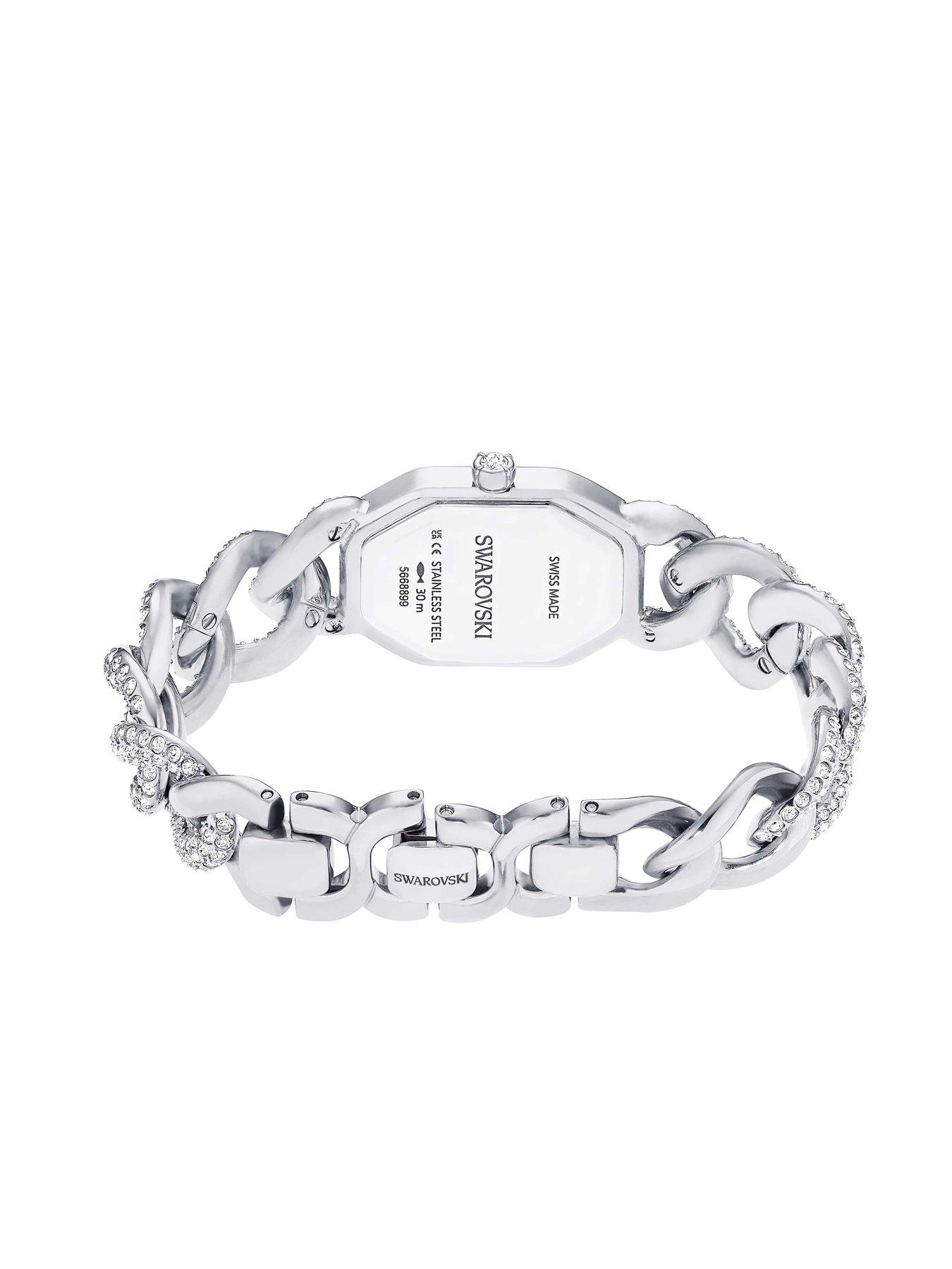 Image 3 of 6 of Swarovski Dextera Chain Watch - Silver