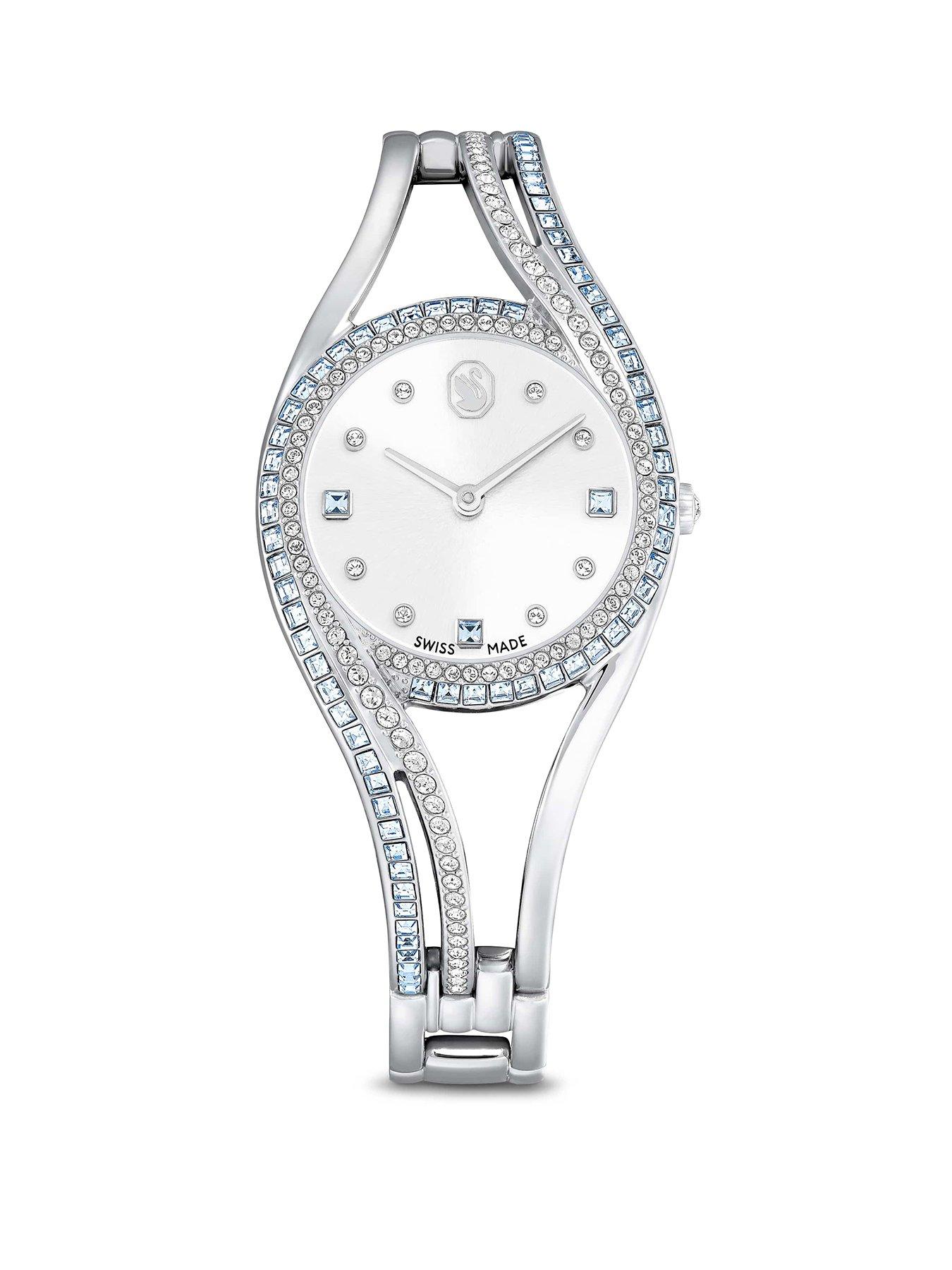 Image 1 of 4 of Swarovski Hyperbola Bangle Watch - Silver