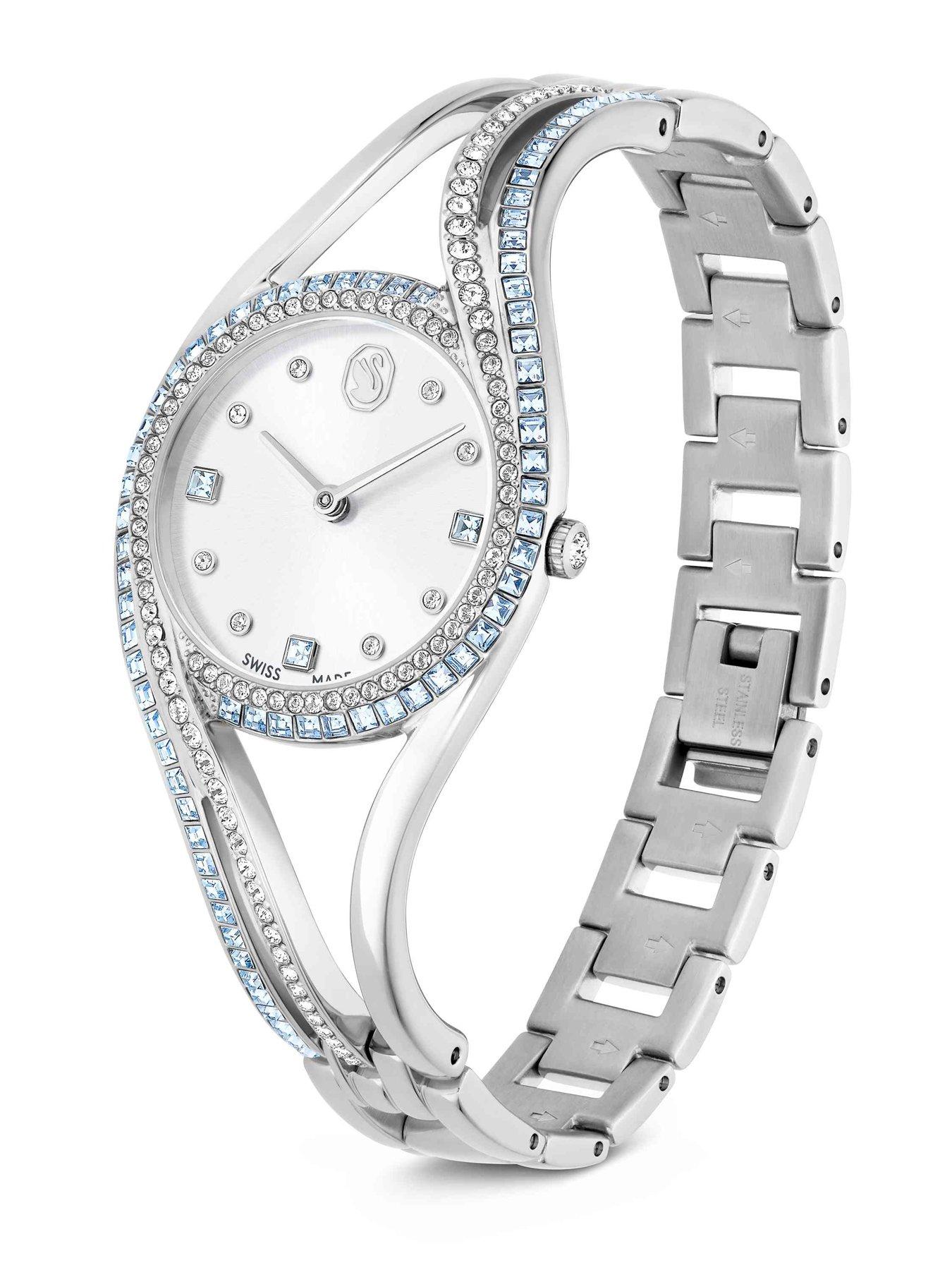 Image 3 of 4 of Swarovski Hyperbola Bangle Watch - Silver