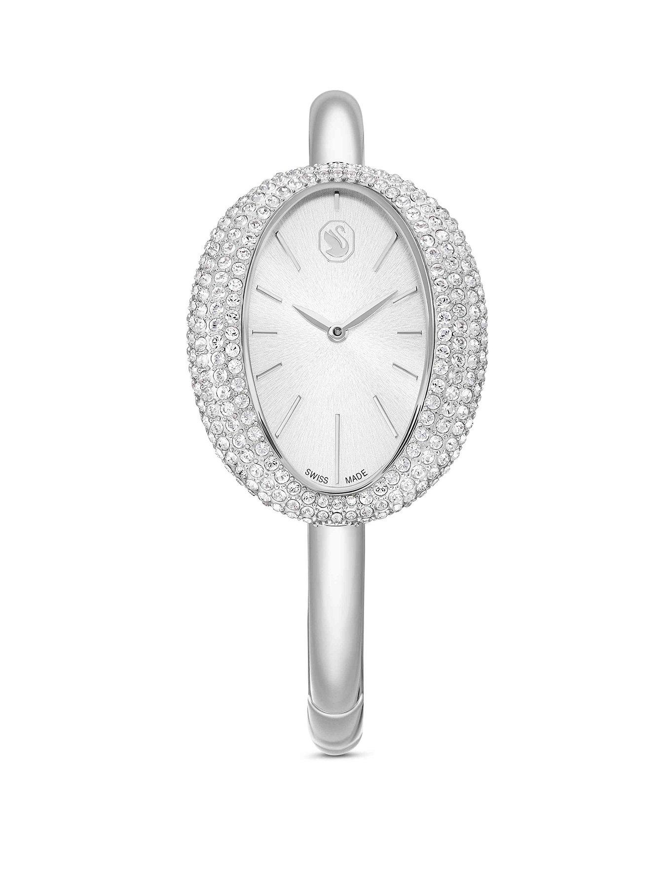 Image 1 of 6 of Swarovski Imber Bangle Watch - Silver