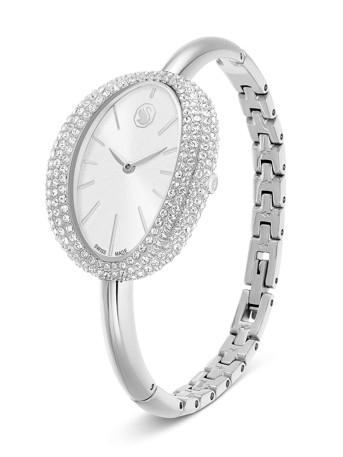 Image 3 of 6 of Swarovski Imber Bangle Watch - Silver
