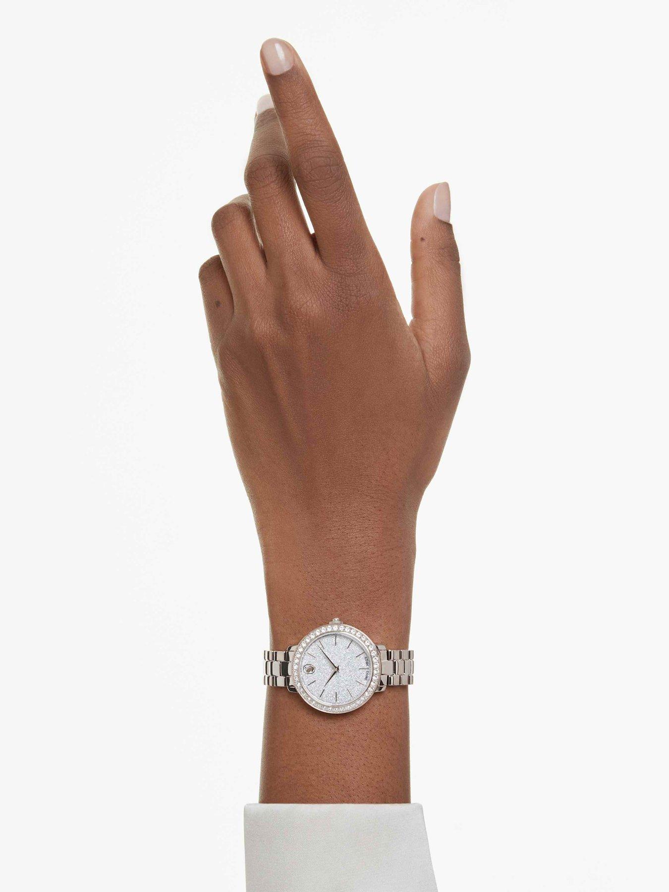 Image 2 of 6 of Swarovski Matrix 3-Link Watch - Gold