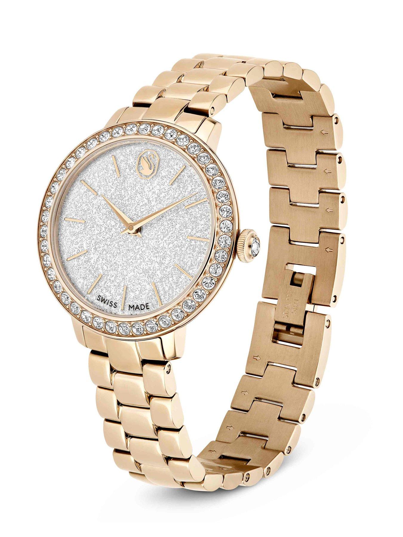 Image 3 of 6 of Swarovski Matrix 3-Link Watch - Gold