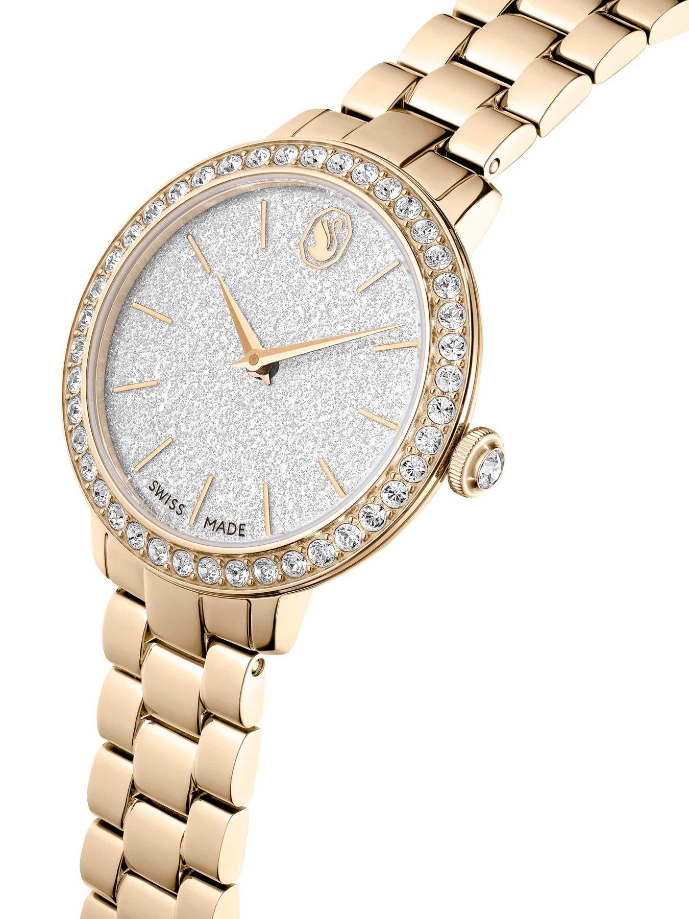 Image 5 of 6 of Swarovski Matrix 3-Link Watch - Gold