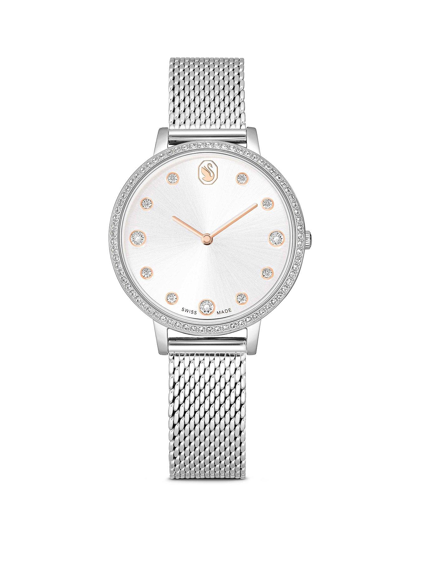 Image 1 of 6 of Swarovski Clarica Watch - Silver